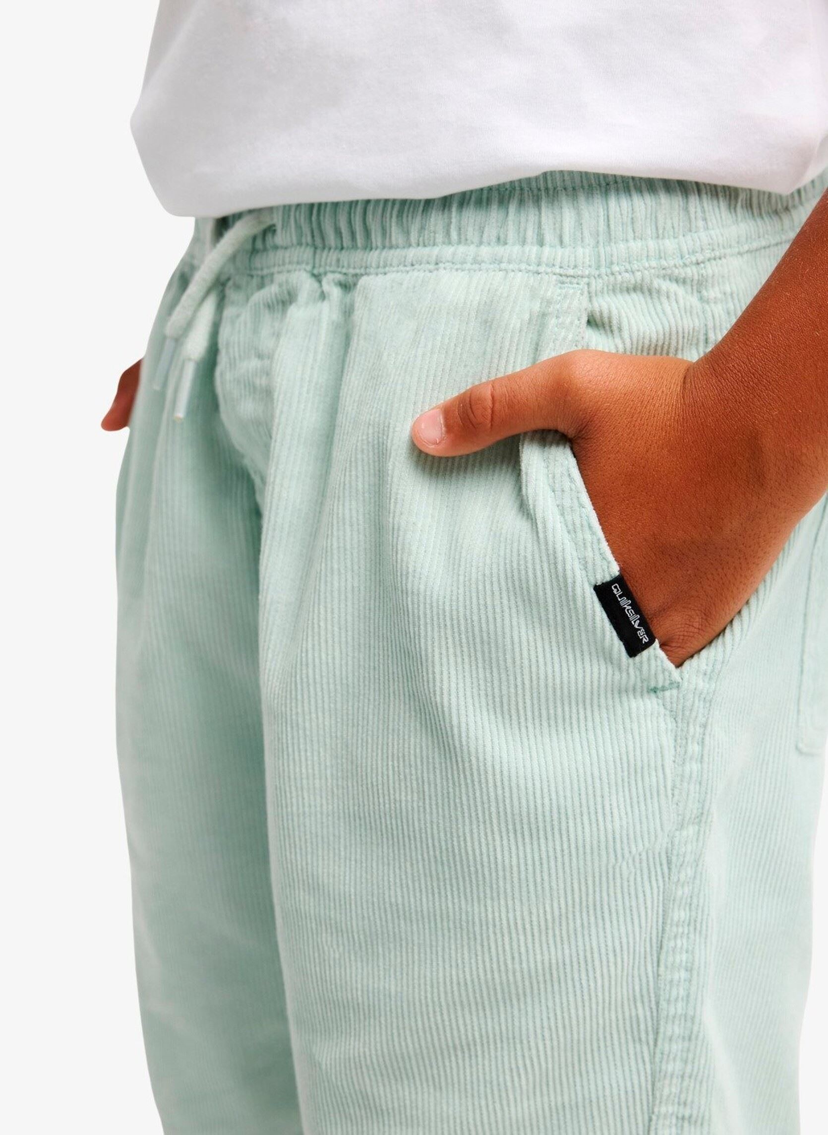 Bermudas Taxer Cord Youth garçon bleu Quiksilver Bermudas Taxer Cord Youth garçon bleu Blue haze