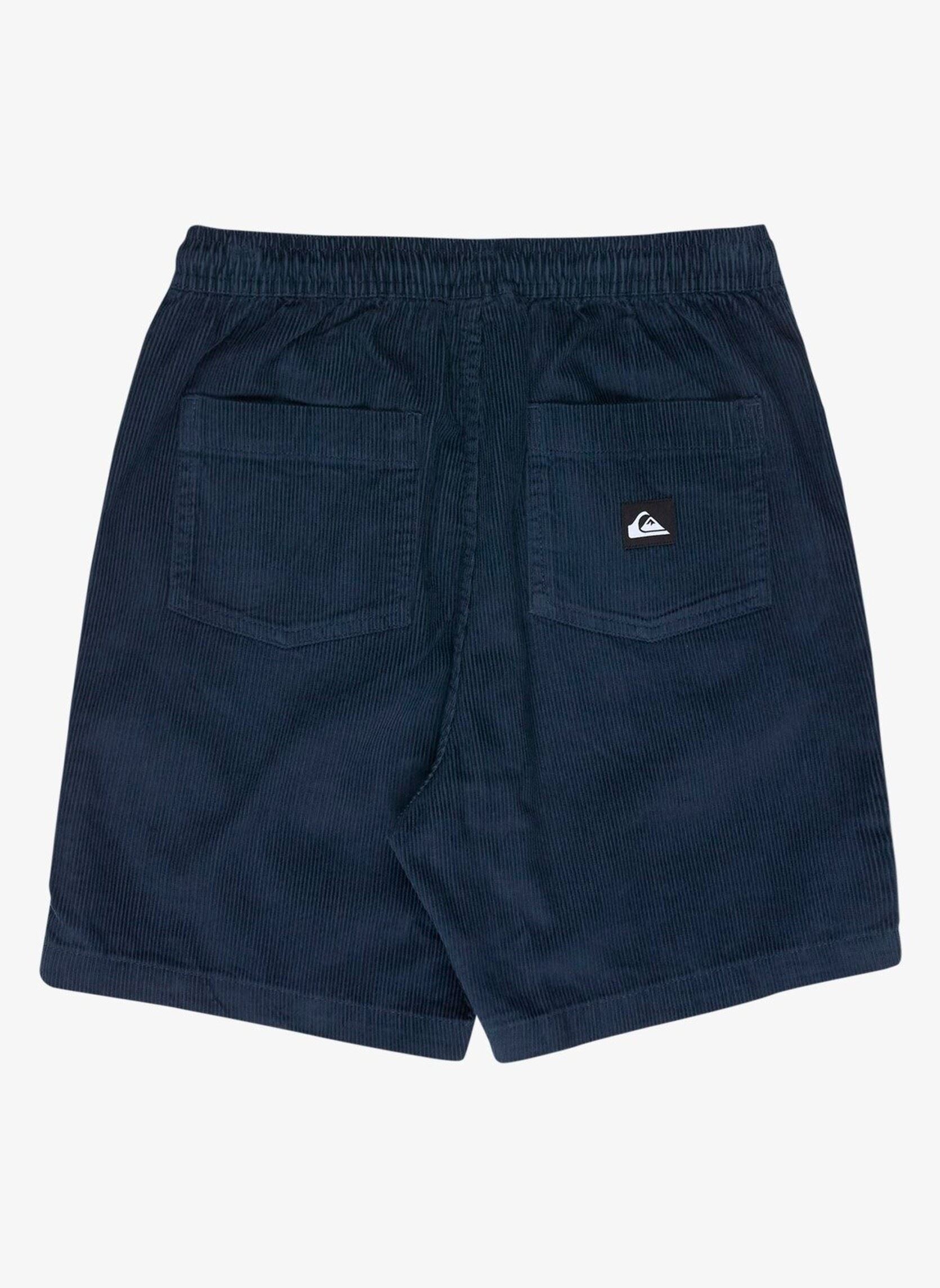 Bermuda's Taxer Cord Youth jongens blauw Quiksilver Bermuda's Taxer Cord Youth jongens blauw Dark Navy