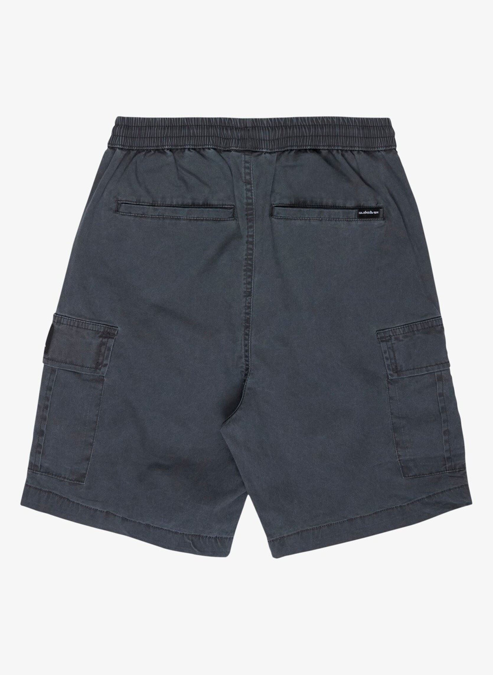 Bermudas Taxer Cargo Youth New garçon noir Quiksilver Bermudas Taxer Cargo Youth New garçon noir BLACK
