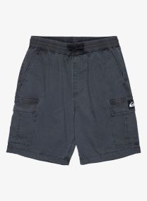 Bermudas Taxer Cargo Youth New garçon noir Quiksilver Bermudas Taxer Cargo Youth New garçon noir BLACK