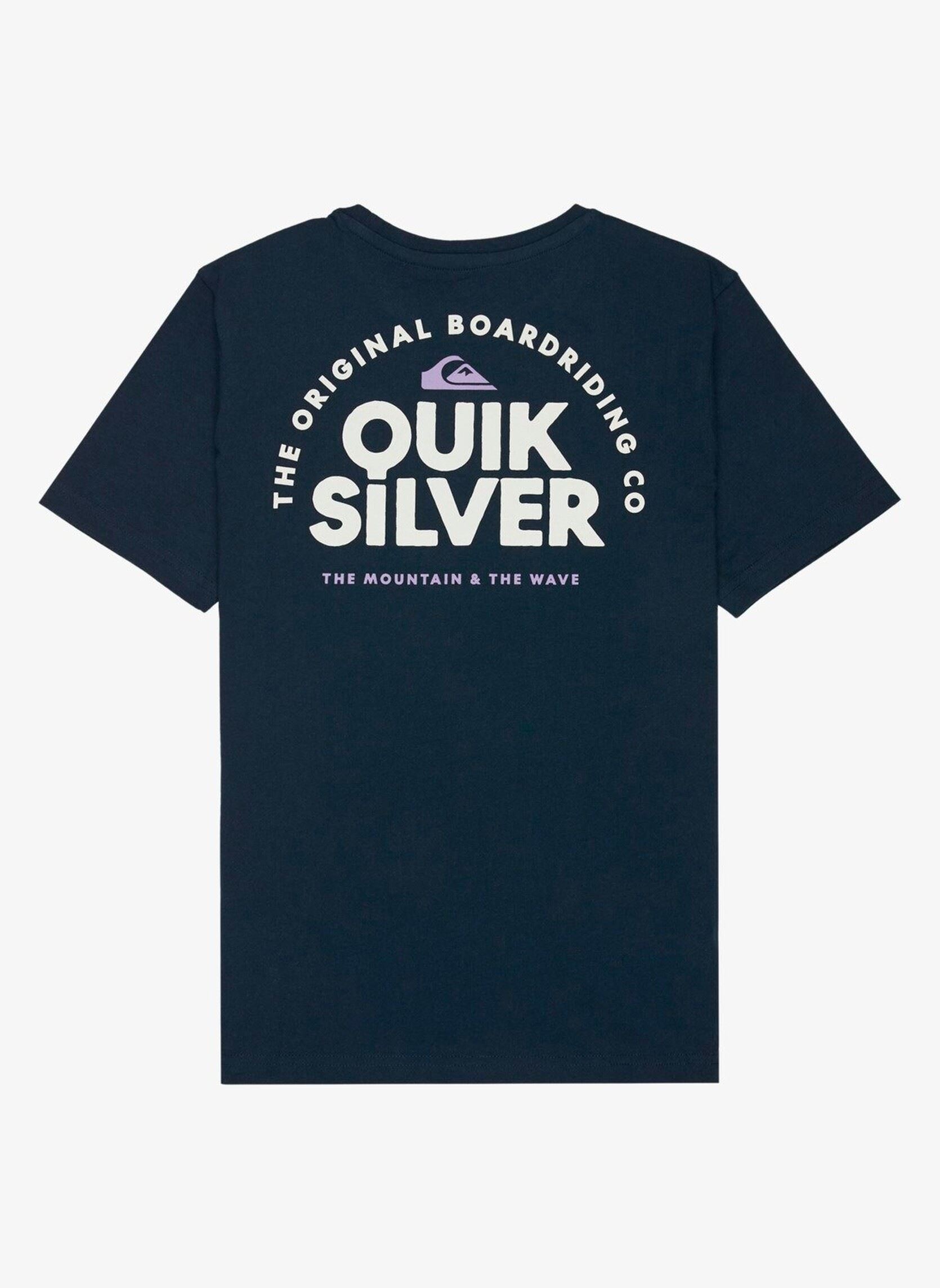 T-shirts met korte mouwen Fundamental Ride Ss jongens blauw Quiksilver T-shirts met korte mouwen Fundamental Ride Ss jongens blauw Dark Navy