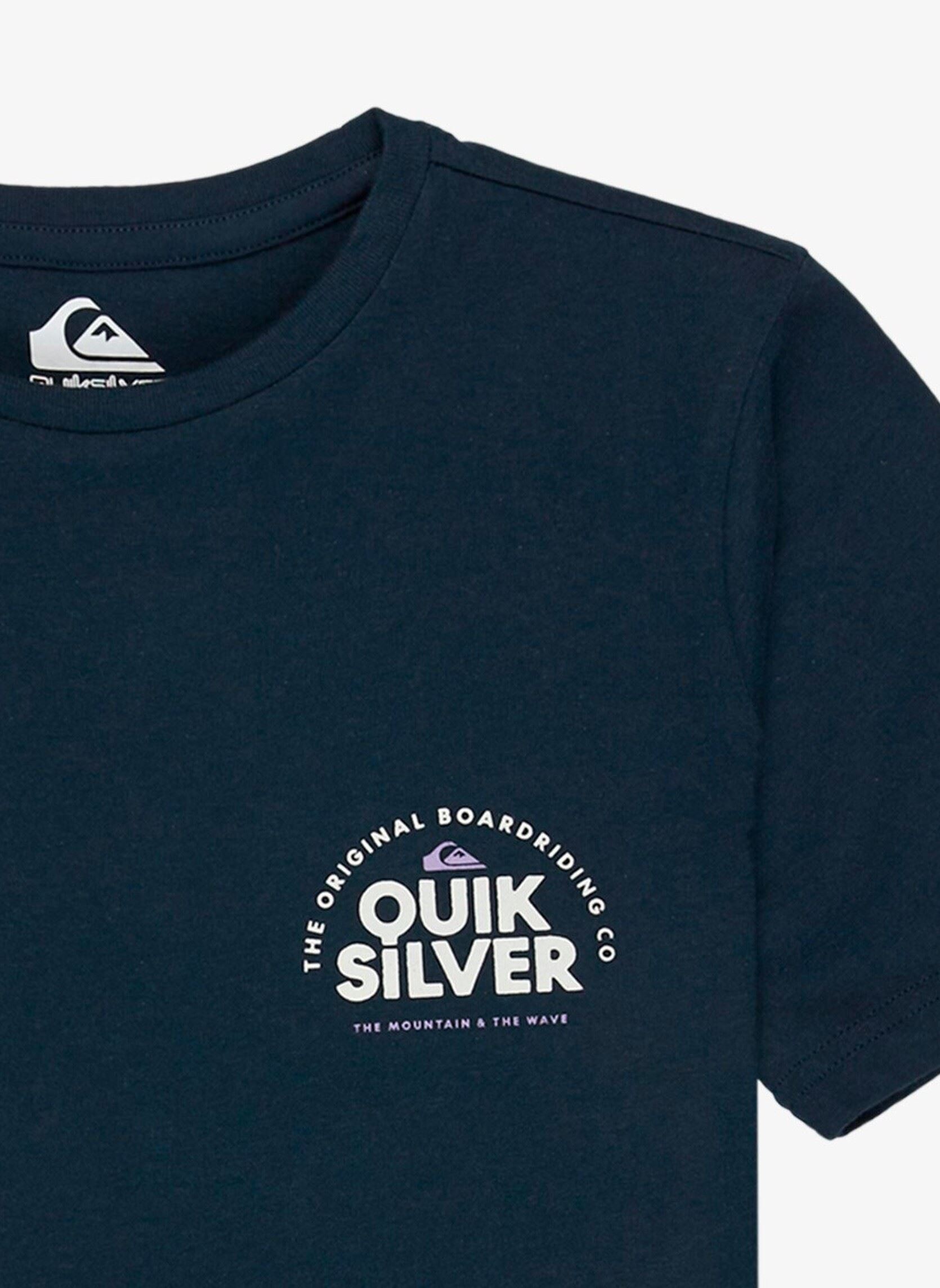 T-shirts met korte mouwen Fundamental Ride Ss jongens blauw Quiksilver T-shirts met korte mouwen Fundamental Ride Ss jongens blauw Dark Navy