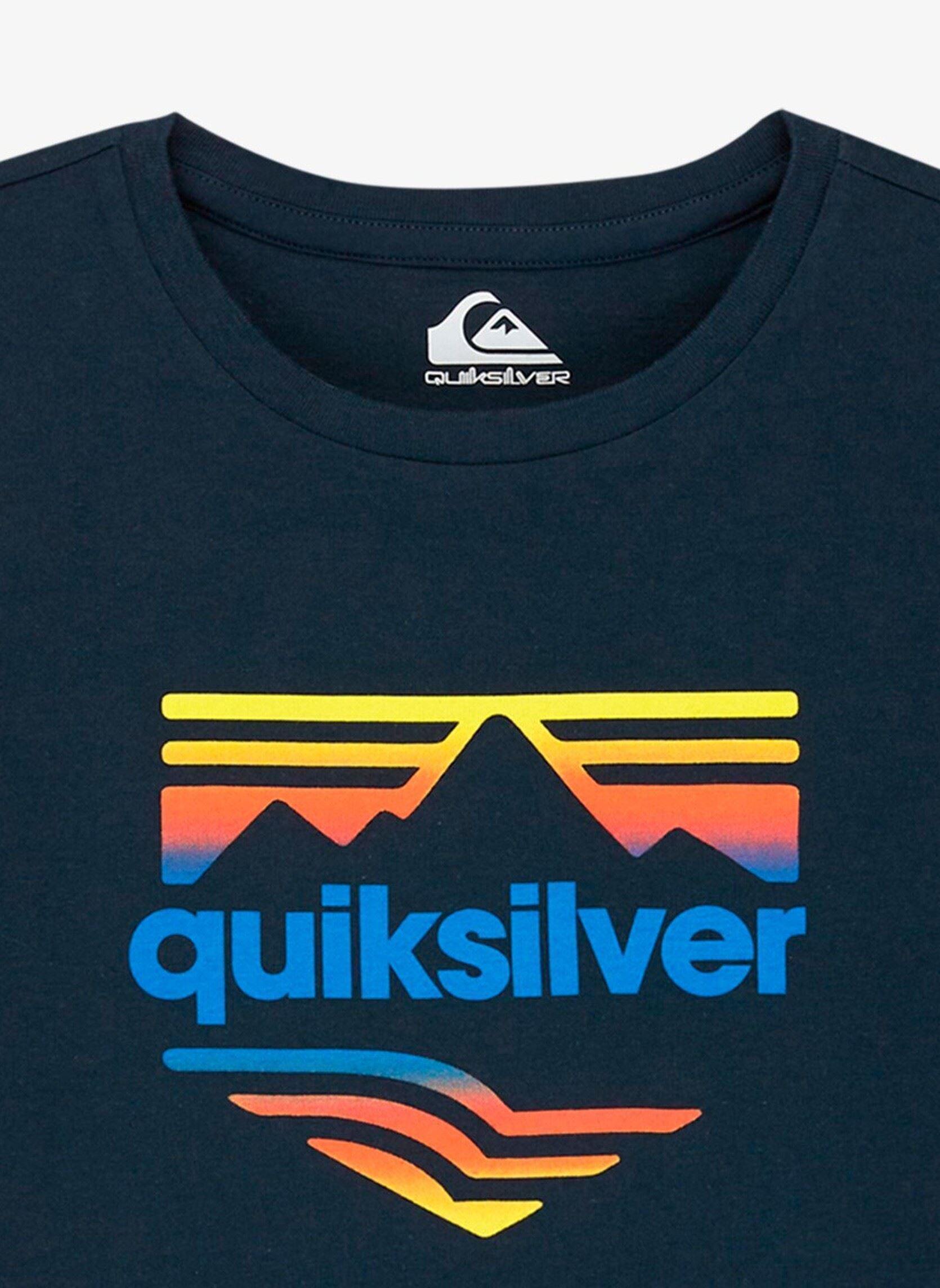 Kurzarm-T-Shirts Horizon Fade Ss jungen blau Quiksilver Kurzarm-T-Shirts Horizon Fade Ss jungen blau Dark Navy