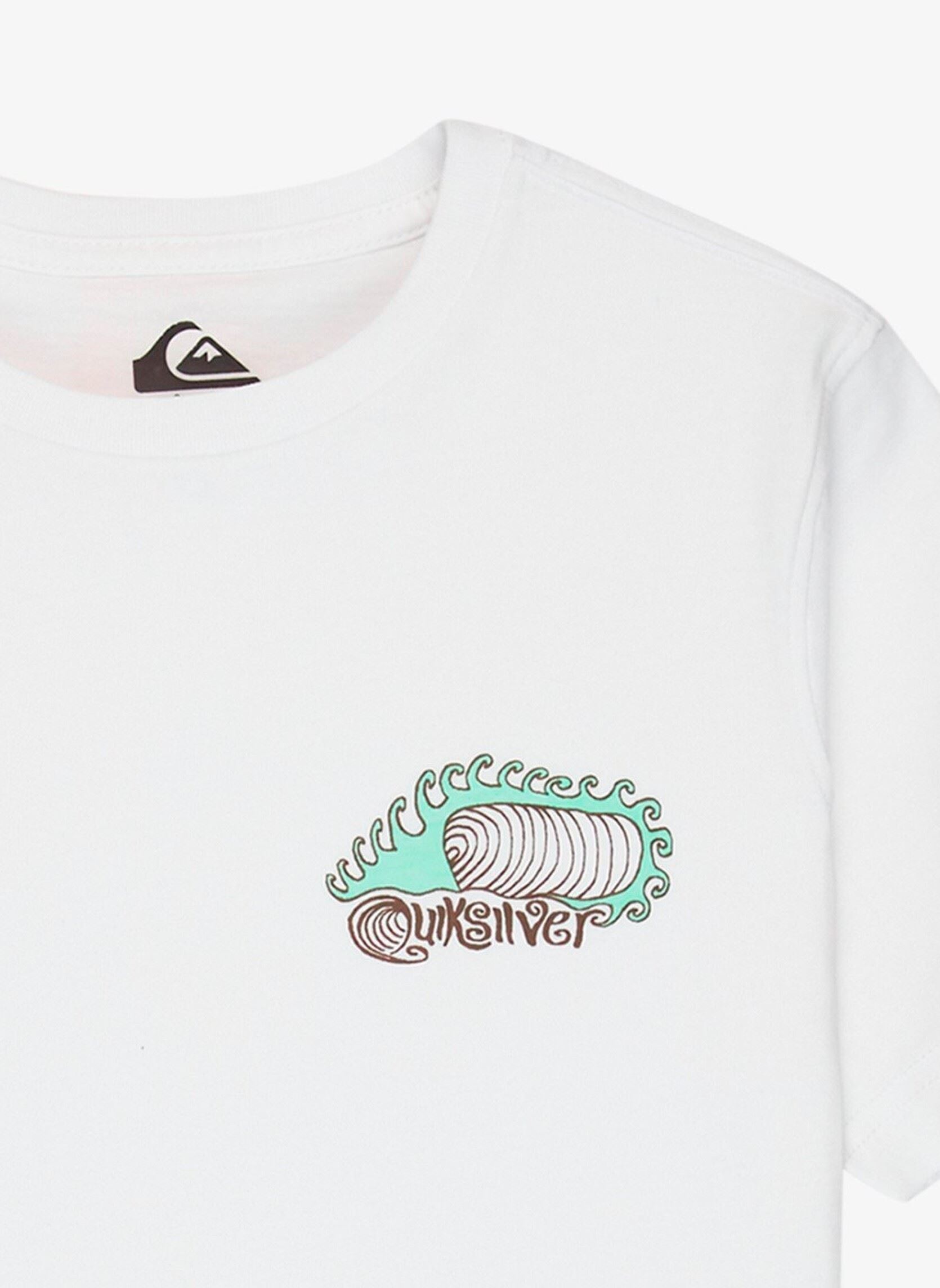 T-shirts met korte mouwen Skeleton Ride Ss jongens wit Quiksilver T-shirts met korte mouwen Skeleton Ride Ss jongens wit White