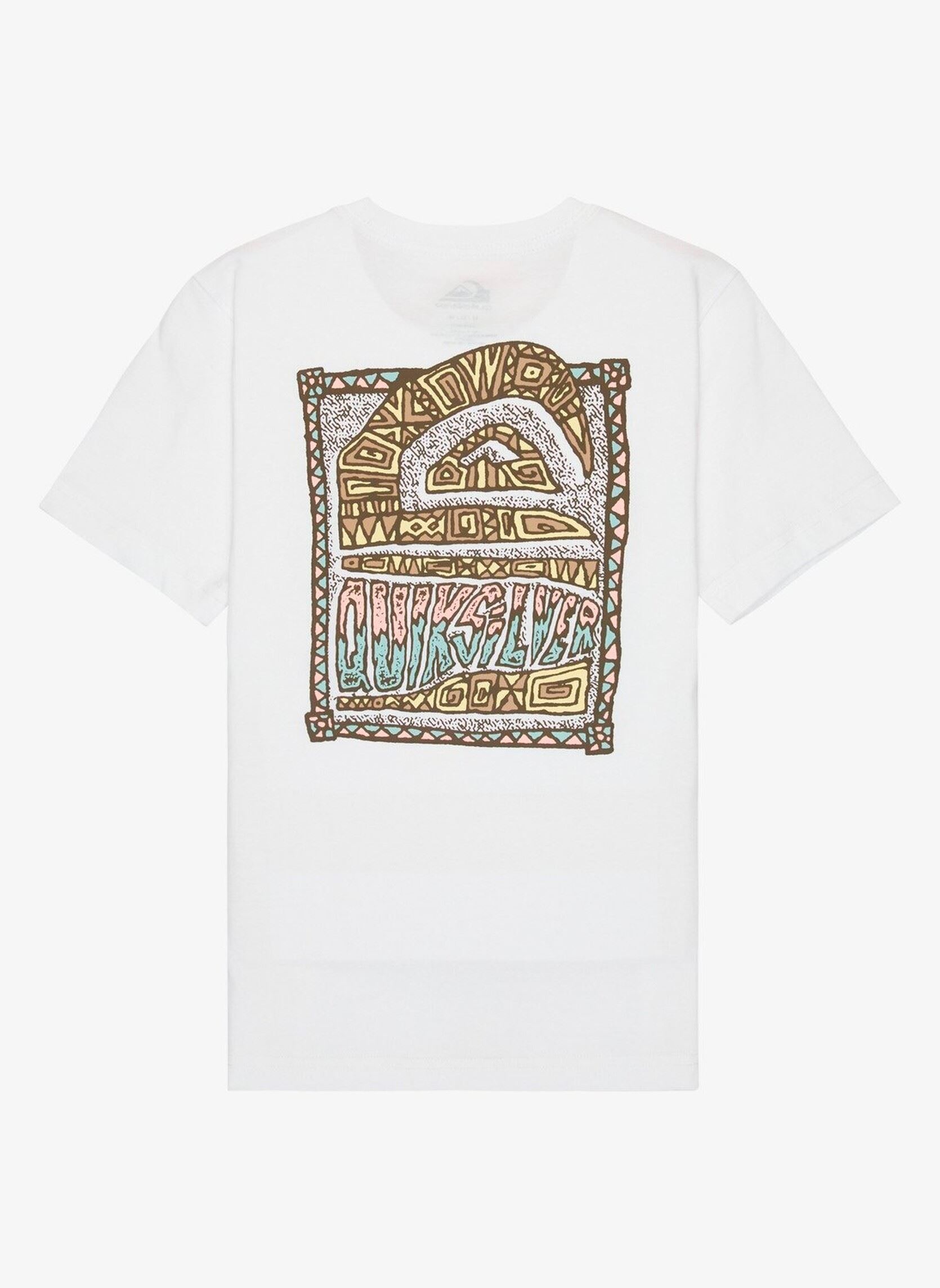 T-shirts met korte mouwen Heritage Ss jongens wit Quiksilver T-shirts met korte mouwen Heritage Ss jongens wit White