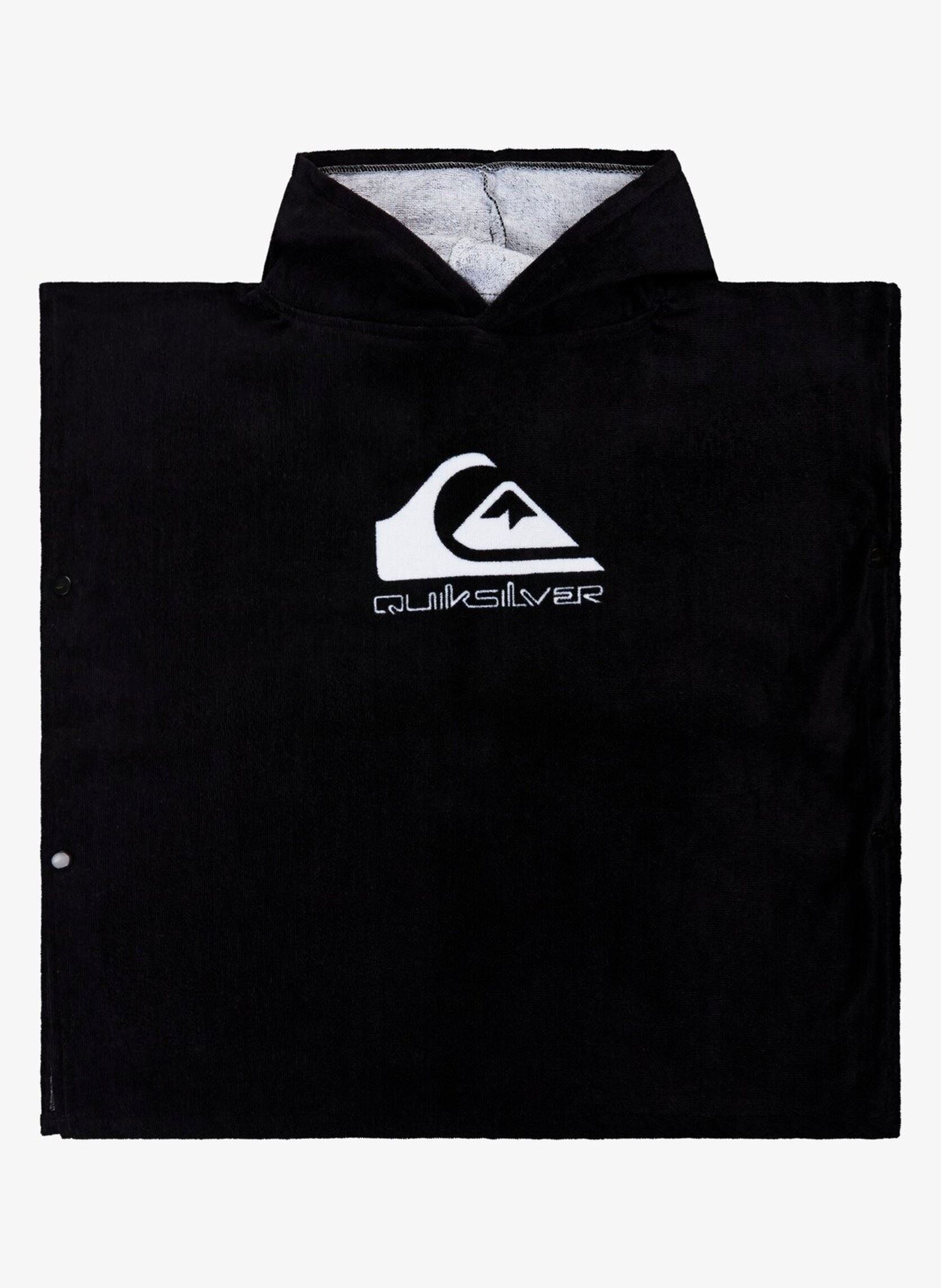 Badjassen en badcapes Hoody Towel Boy jongens zwart Quiksilver Badjassen en badcapes Hoody Towel Boy jongens zwart Black