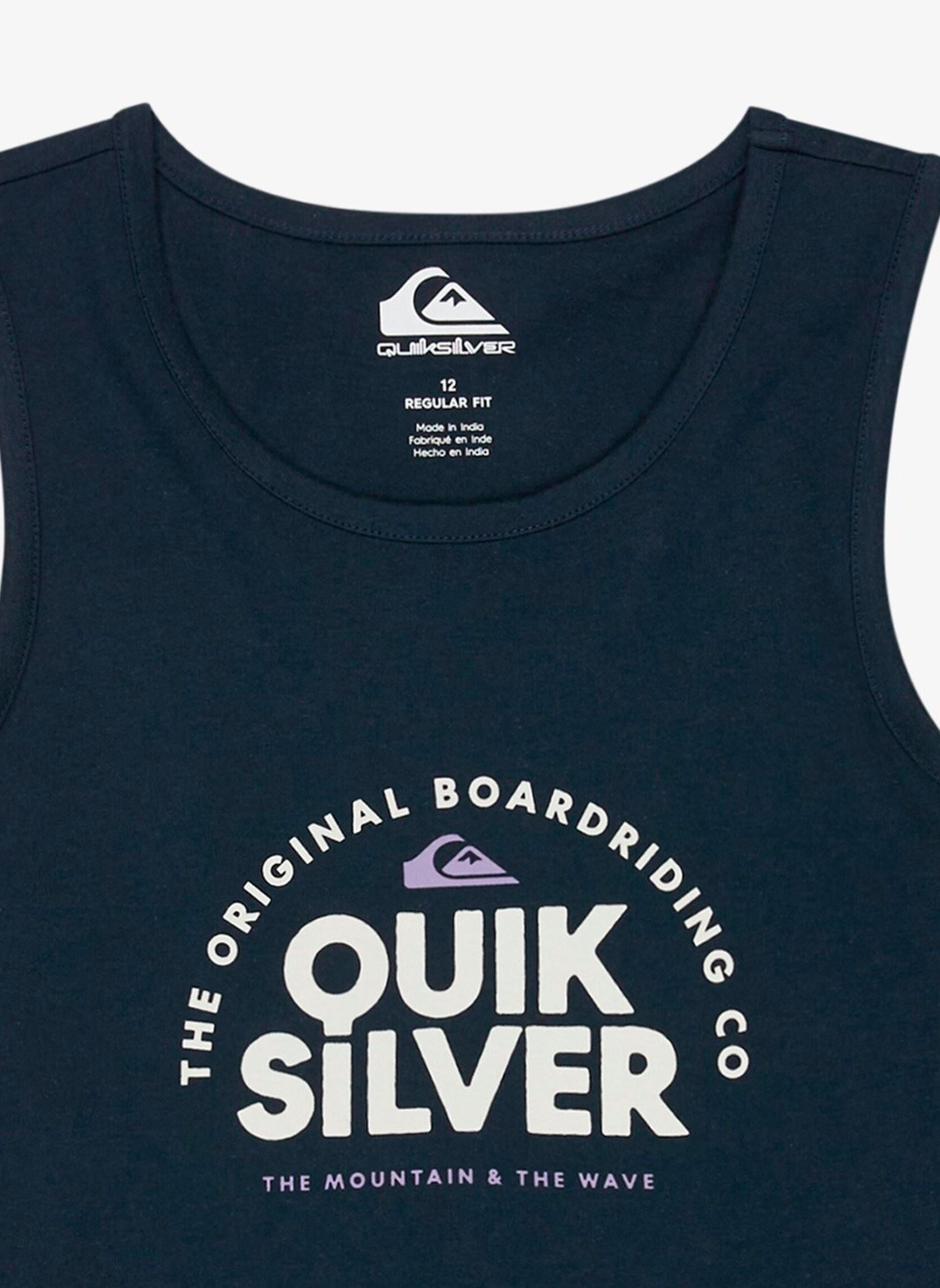 Hemdjes Fundamental Ride Tank jongens blauw Quiksilver Hemdjes Fundamental Ride Tank jongens blauw Dark Navy