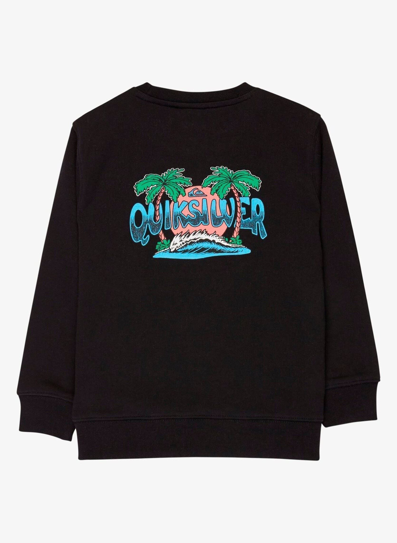 Sweats à capuche Graphic Crew Boy garçon noir Quiksilver Sweats à capuche Graphic Crew Boy garçon noir Black