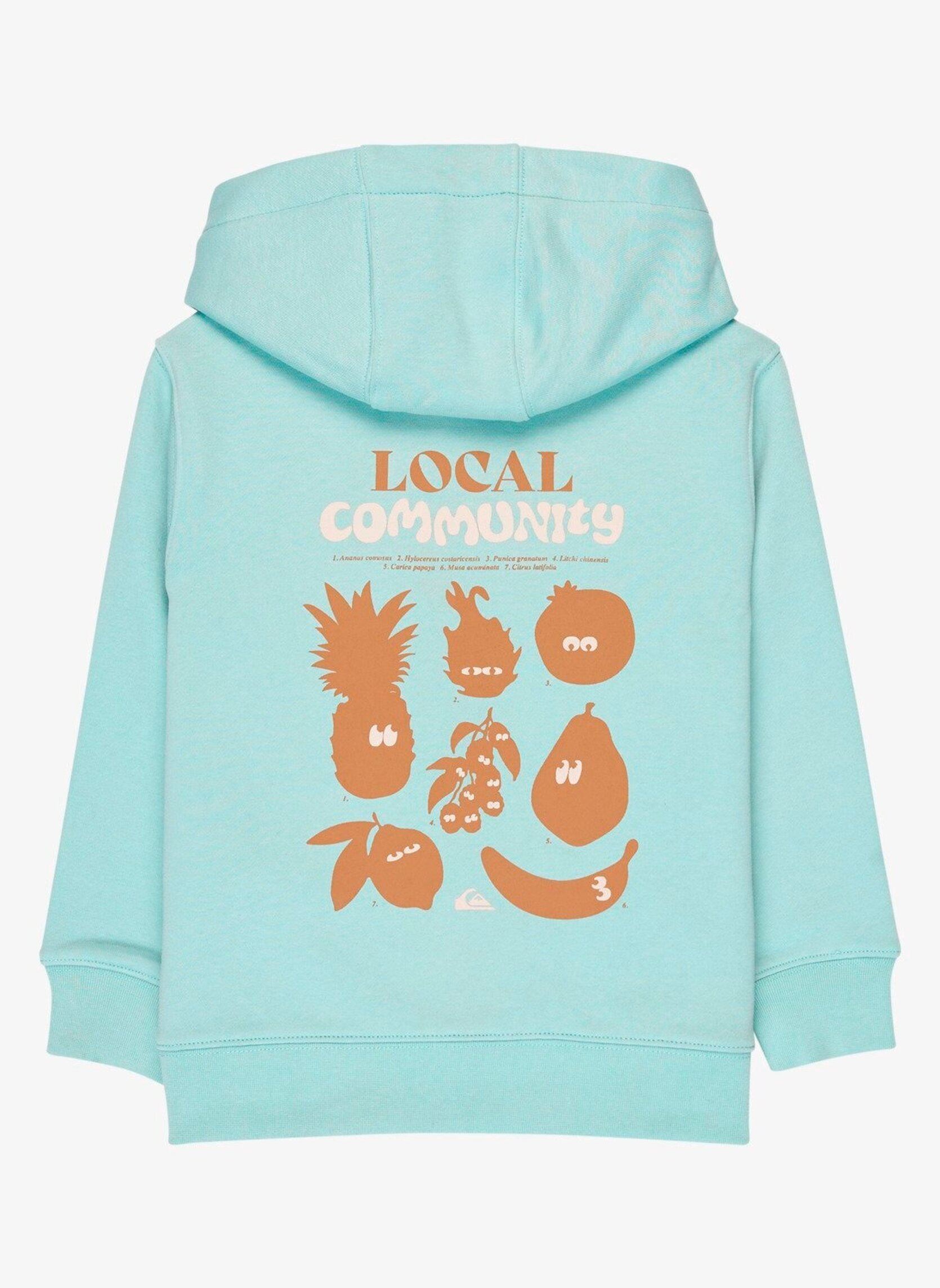 Kapuzenpullover Graphic Hoodie Boy jungen blau Quiksilver Kapuzenpullover Graphic Hoodie Boy jungen blau Blue haze