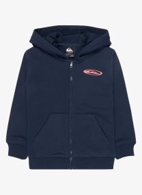 Sweatshirts mit Reißverschluss Quik Globe Hoodie Zip Boy jungen blau
