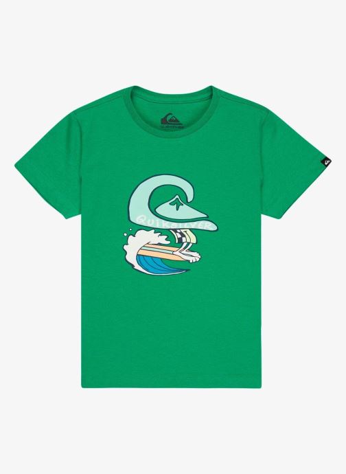 Quiksilver Tee-shirts manches courtes Ev Human Wave Ss Boy garçon vert