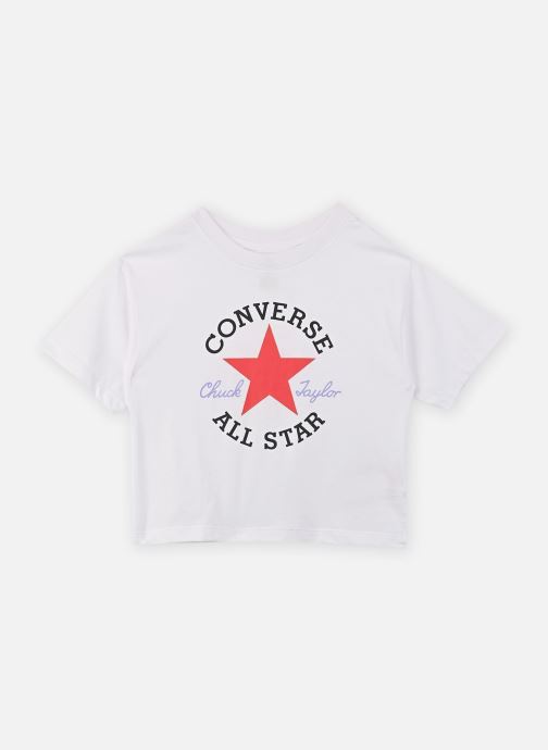 Converse Apparel Tee-shirts manches courtes Cnvg S/S Dissected Ctp T-Shirt fille blanc