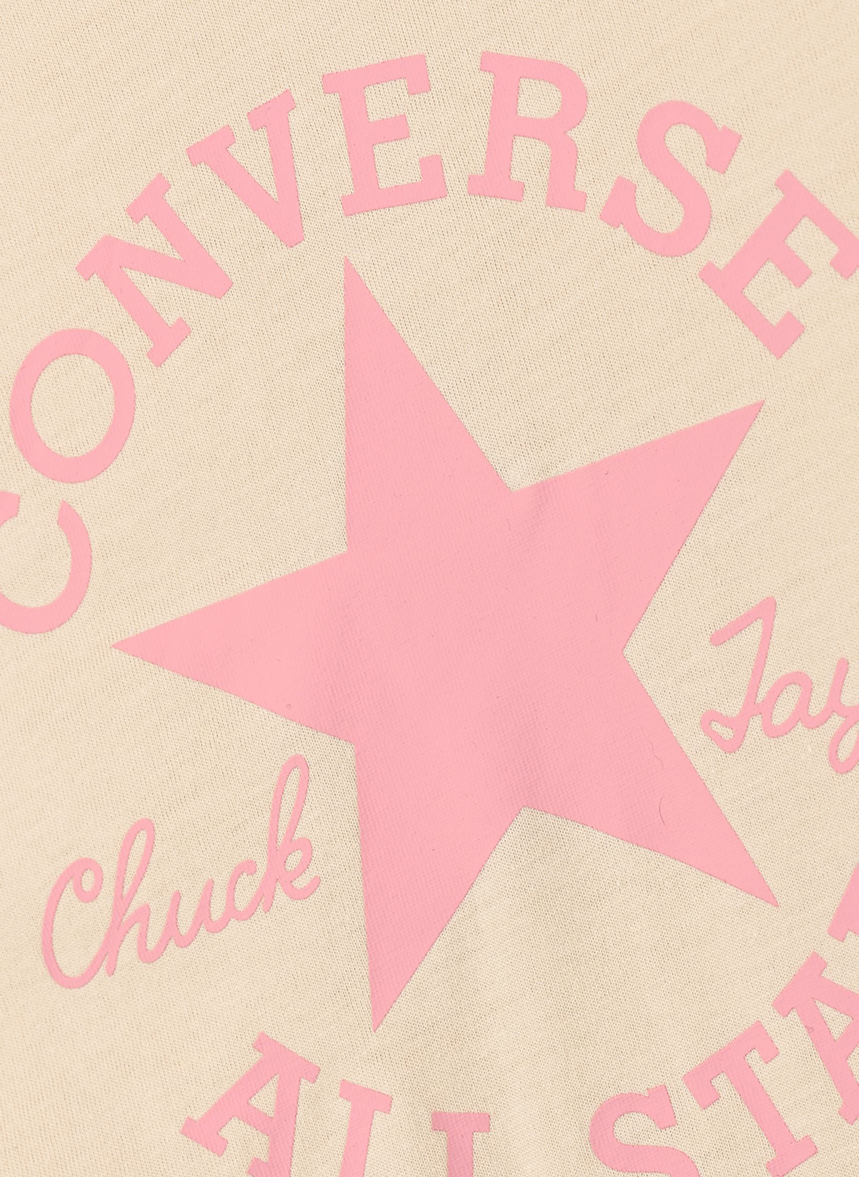 Tee-shirts manches courtes Cnvg Dissected Ctp Classic Tee fille blanc Converse Apparel Tee-shirts manches courtes Cnvg Dissected Ctp Classic Tee fille blanc NATURAL IVORY/LOTUS PINK