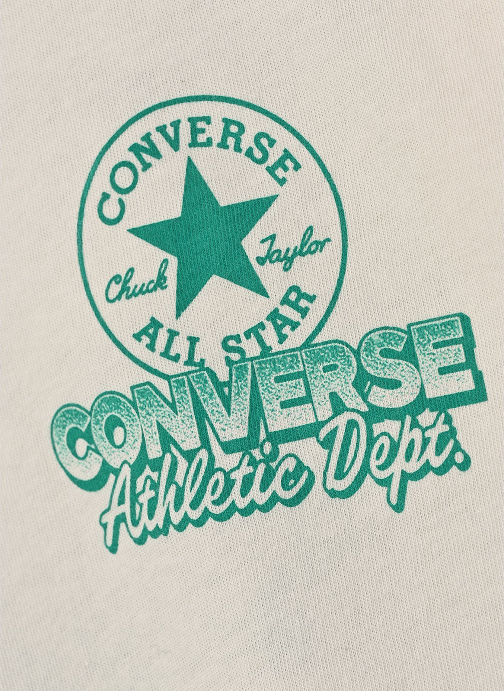 T-shirts met korte mouwen Cnvb Frontback Retro Snkr Tee jongens wit Converse Apparel T-shirts met korte mouwen Cnvb Frontback Retro Snkr Tee jongens wit EGRET