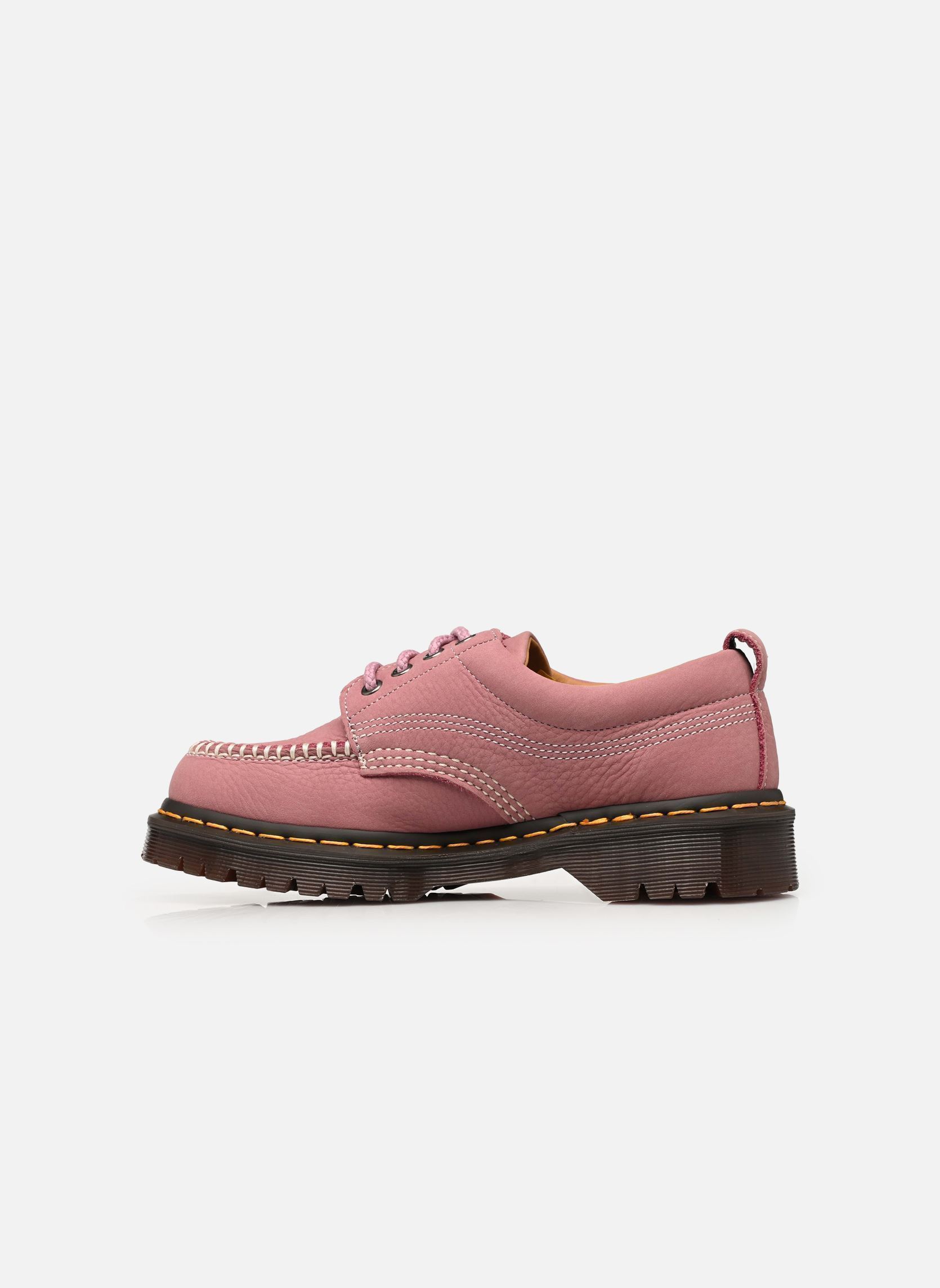Derbies Lowell femme rose Dr. Martens Derbies Lowell femme rose DUSTY ROSE MILLED NUBUCK WP