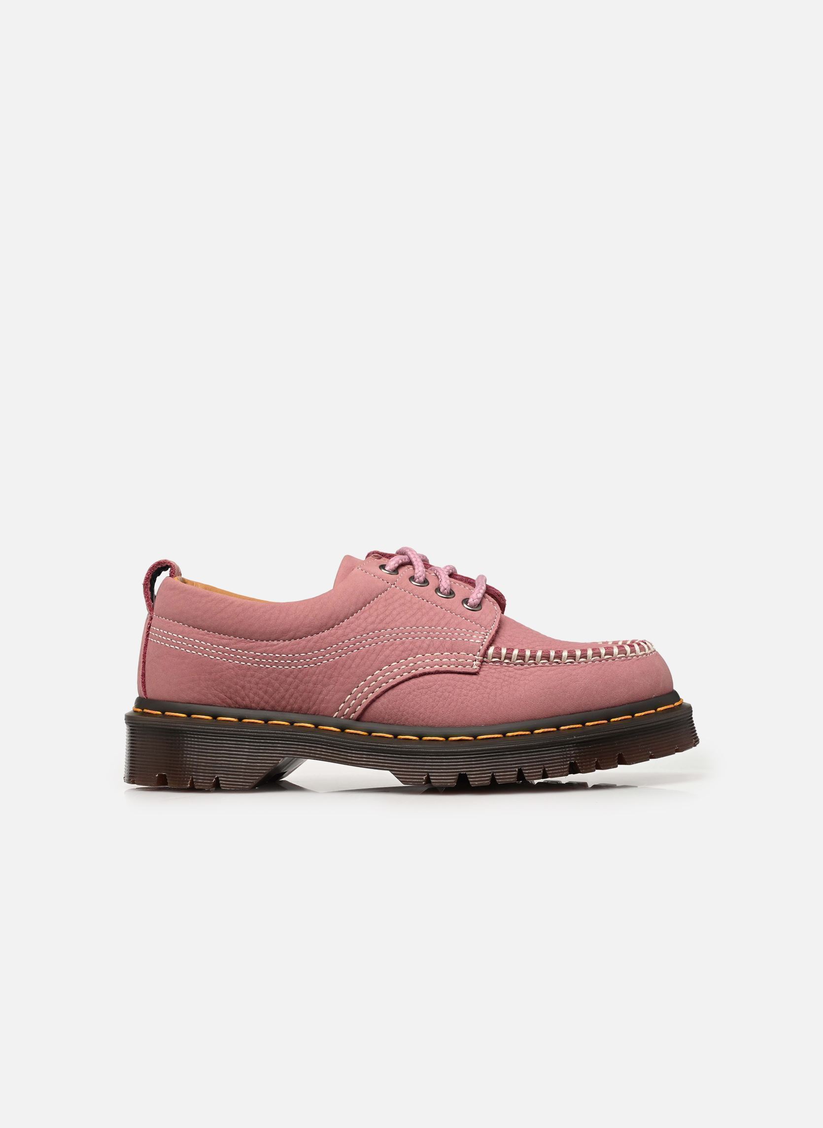 Derbies Lowell femme rose Dr. Martens Derbies Lowell femme rose DUSTY ROSE MILLED NUBUCK WP