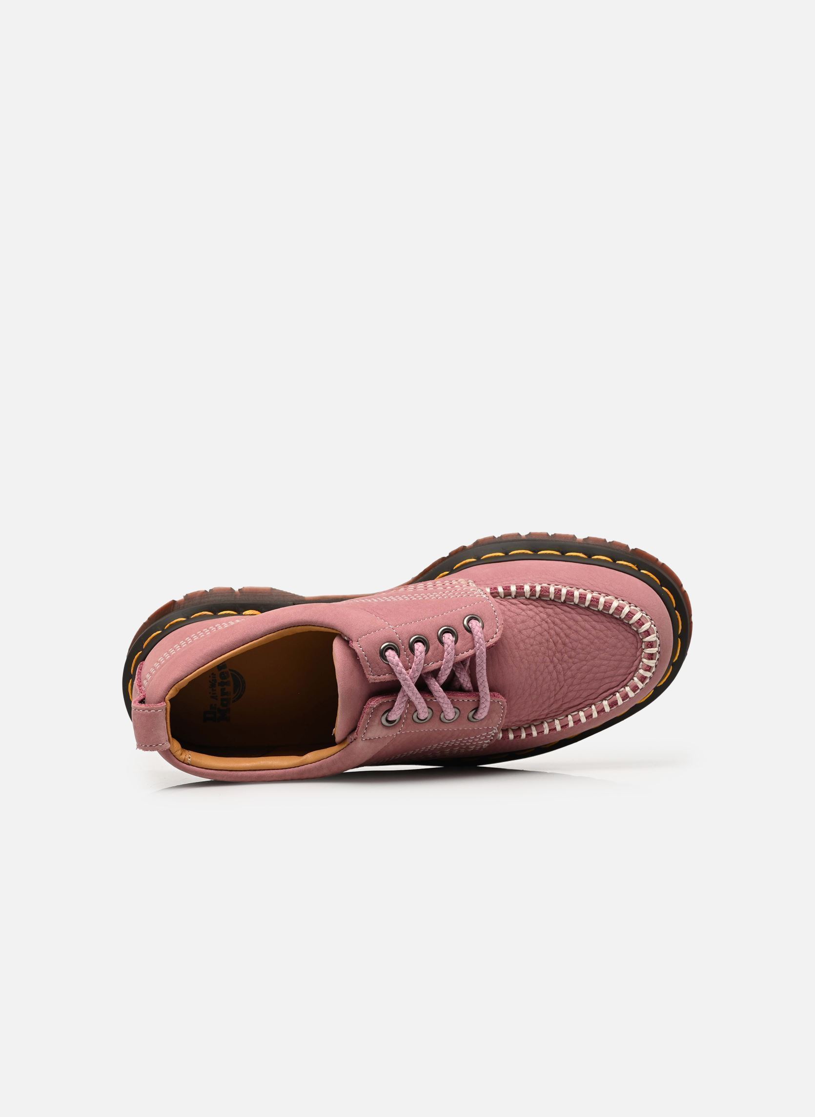 Derbies Lowell femme rose Dr. Martens Derbies Lowell femme rose DUSTY ROSE MILLED NUBUCK WP
