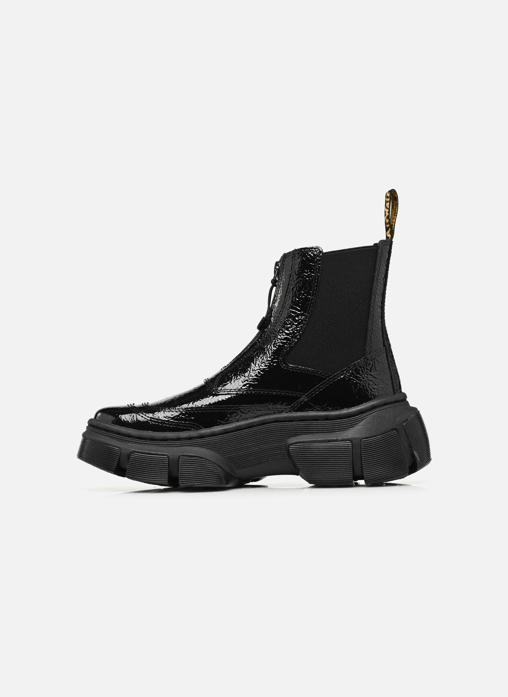 Stiefeletten und Stiefel Dmxl Chelsea damen schwarz Dr. Martens Stiefeletten und Stiefel Dmxl Chelsea damen schwarz BLACK DISTRESSED PATENT
