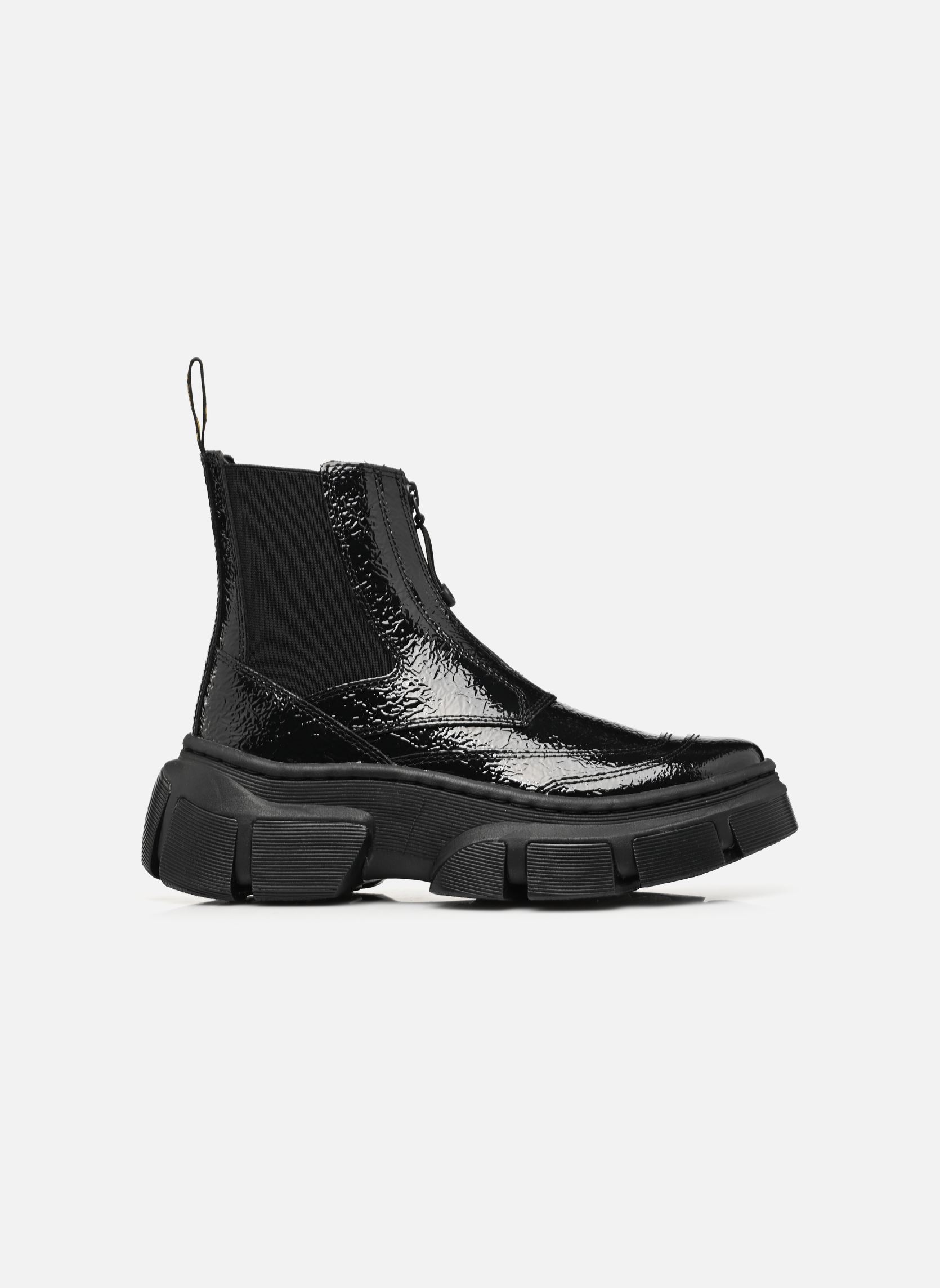 Stiefeletten und Stiefel Dmxl Chelsea damen schwarz Dr. Martens Stiefeletten und Stiefel Dmxl Chelsea damen schwarz BLACK DISTRESSED PATENT