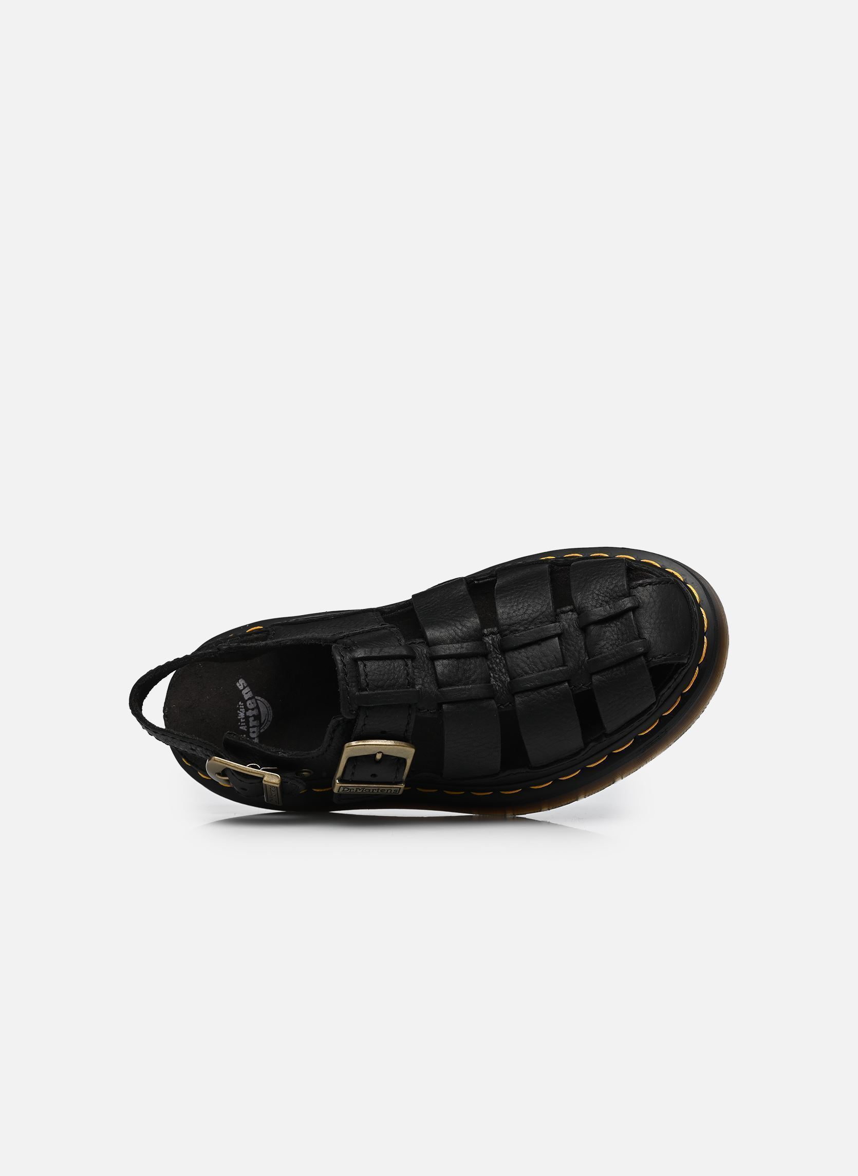 Keil- und Plateausandalen Wrenlie damen schwarz Dr. Martens Keil- und Plateausandalen Wrenlie damen schwarz BLACK GRIZZLY