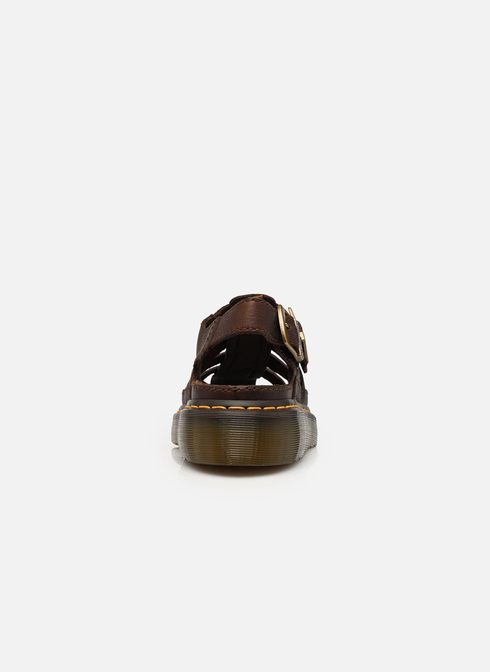 Sandalen met sleehak en plateau Wrenlie dames bruin Dr. Martens Sandalen met sleehak en plateau Wrenlie dames bruin DARK BROWN GRIZZLY