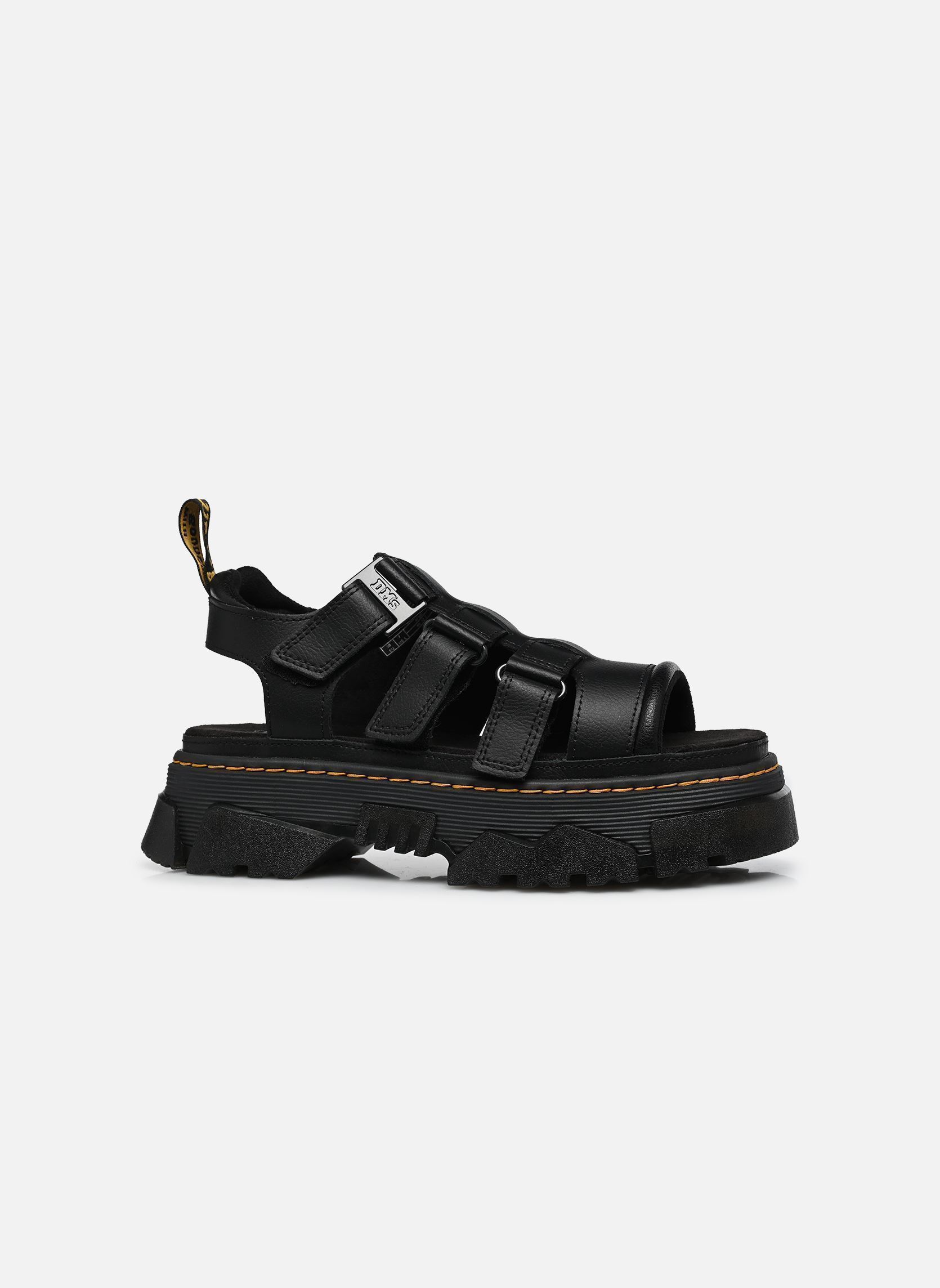 Sandales compensées et plateformes Mattison 3s femme noir Dr. Martens Sandales compensées et plateformes Mattison 3s femme noir BLACK ATHENA+SOFT PU