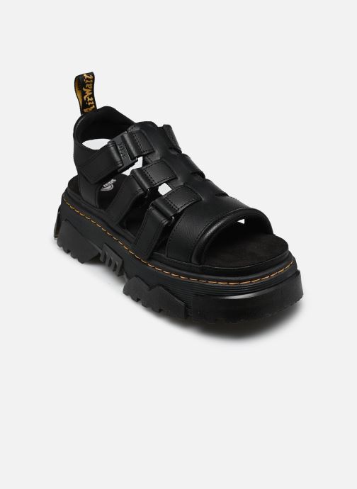 Dr. Martens Sandales compensées et plateformes Mattison 3s femme noir