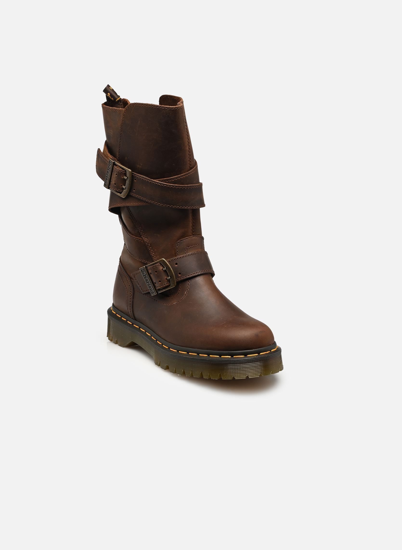 Bottes Dr. Martens Anistone Strap High Boot Crazy Horse - vue 2