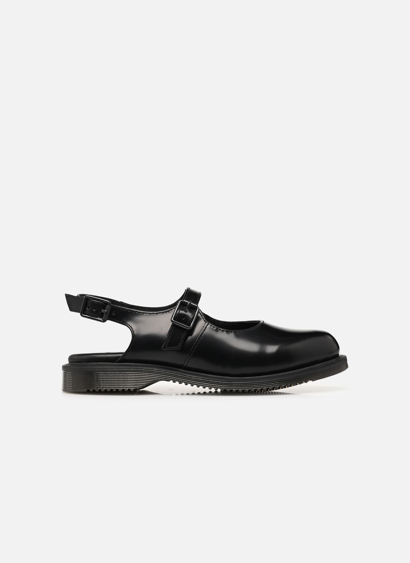 Muilen en klompen Madaline dames zwart Dr. Martens Muilen en klompen Madaline dames zwart BLACK POLISHED SMOOTH