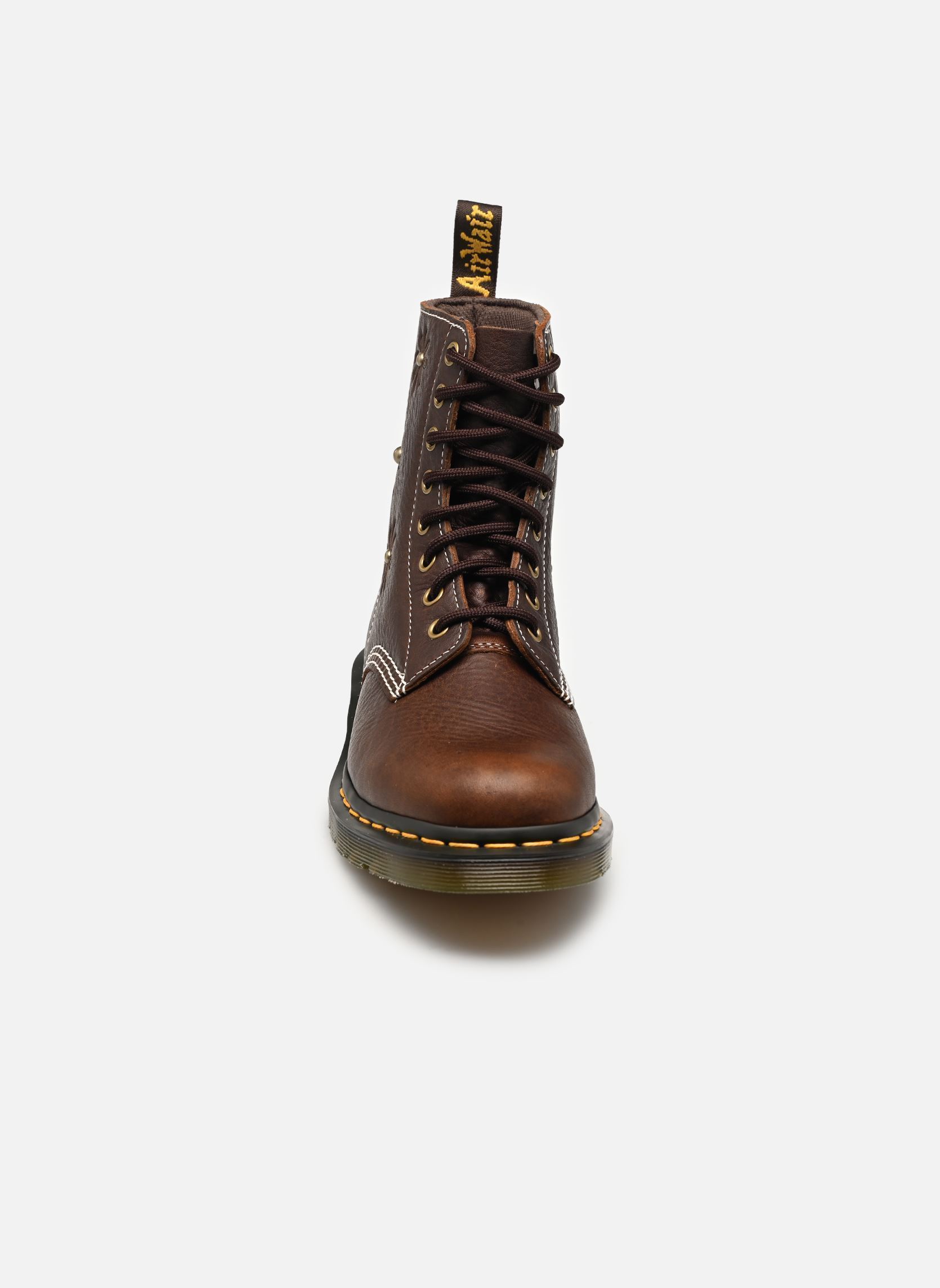 Bottines à lacets 1460 Pascal Flower femme marron Dr. Martens Bottines à lacets 1460 Pascal Flower femme marron DARK BROWN GRIZZLY