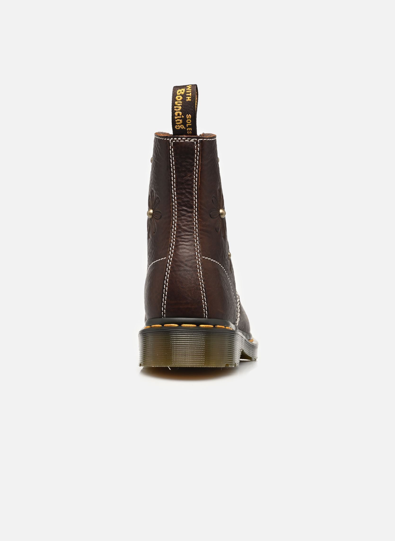 Bottines à lacets 1460 Pascal Flower femme marron Dr. Martens Bottines à lacets 1460 Pascal Flower femme marron DARK BROWN GRIZZLY
