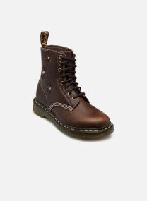 Bottines à lacets 1460 Pascal Flower femme marron