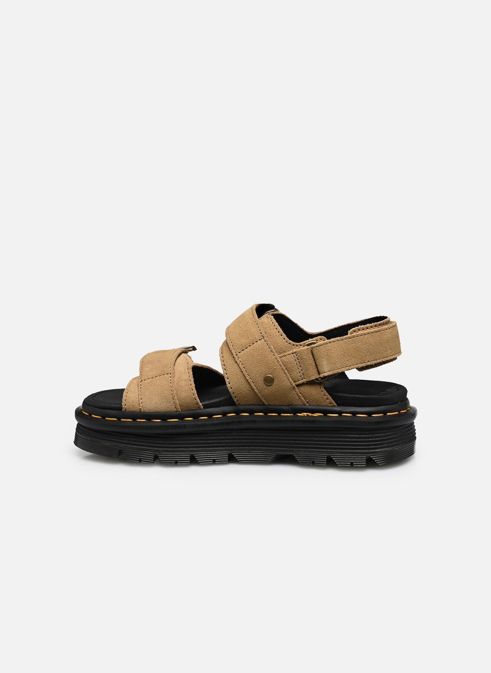 Keil- und Plateausandalen Zebzag Sandal damen beige Dr. Martens Keil- und Plateausandalen Zebzag Sandal damen beige SAVANNAH TAN EH SUEDE
