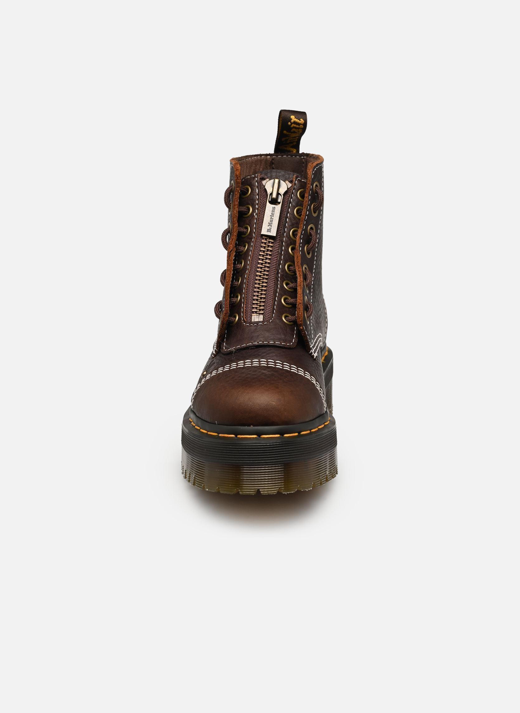 Bottines à lacets Sinclair Flower femme marron Dr. Martens Bottines à lacets Sinclair Flower femme marron DARK BROWN GRIZZLY