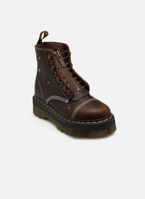 Dr. Martens Bottines à lacets Sinclair Flower femme marron