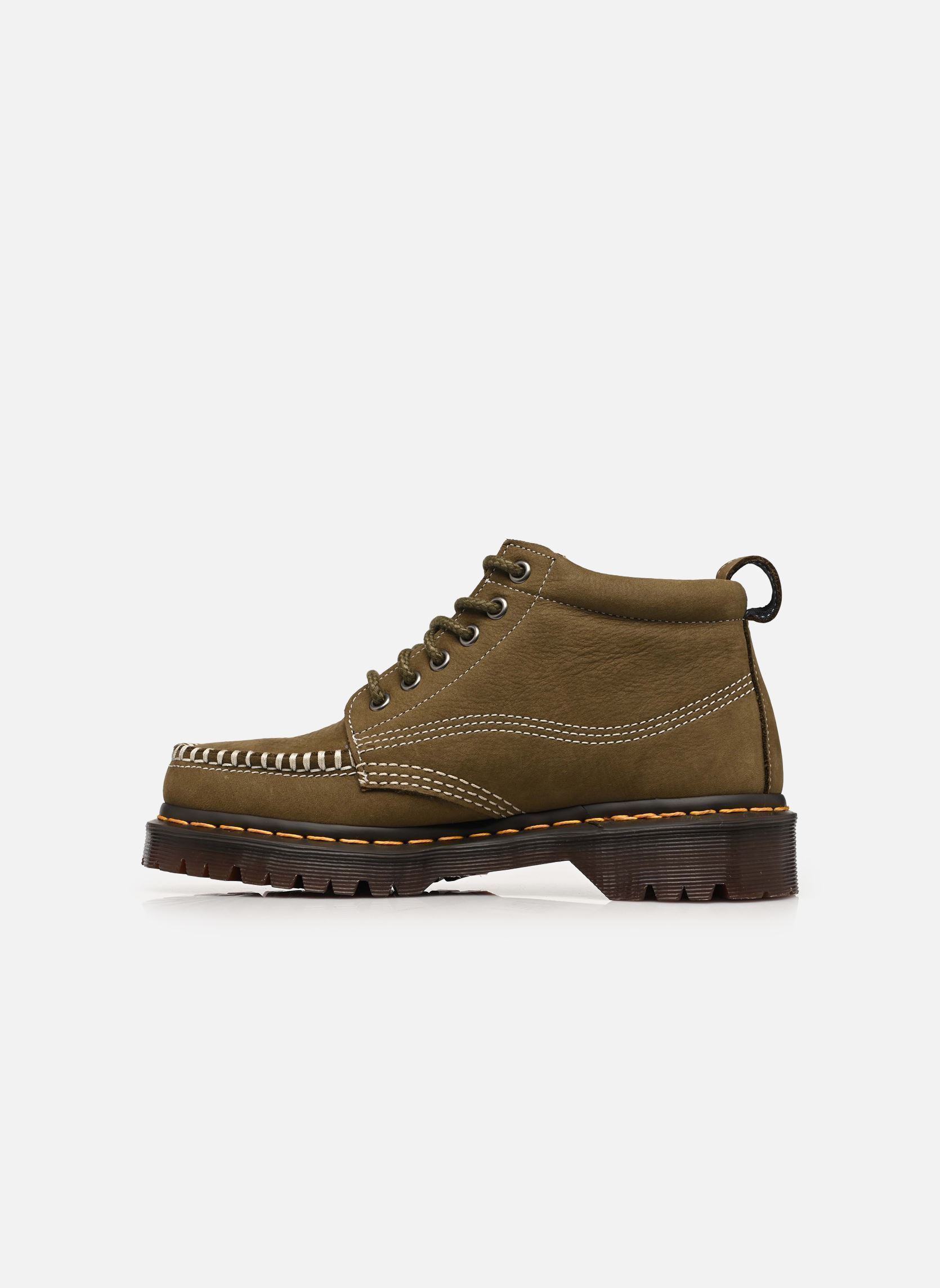 Geschnürte Stiefeletten Lowell Chukka W damen grün Dr. Martens Geschnürte Stiefeletten Lowell Chukka W damen grün DMS OLIVE MILLED NUBUCK WP