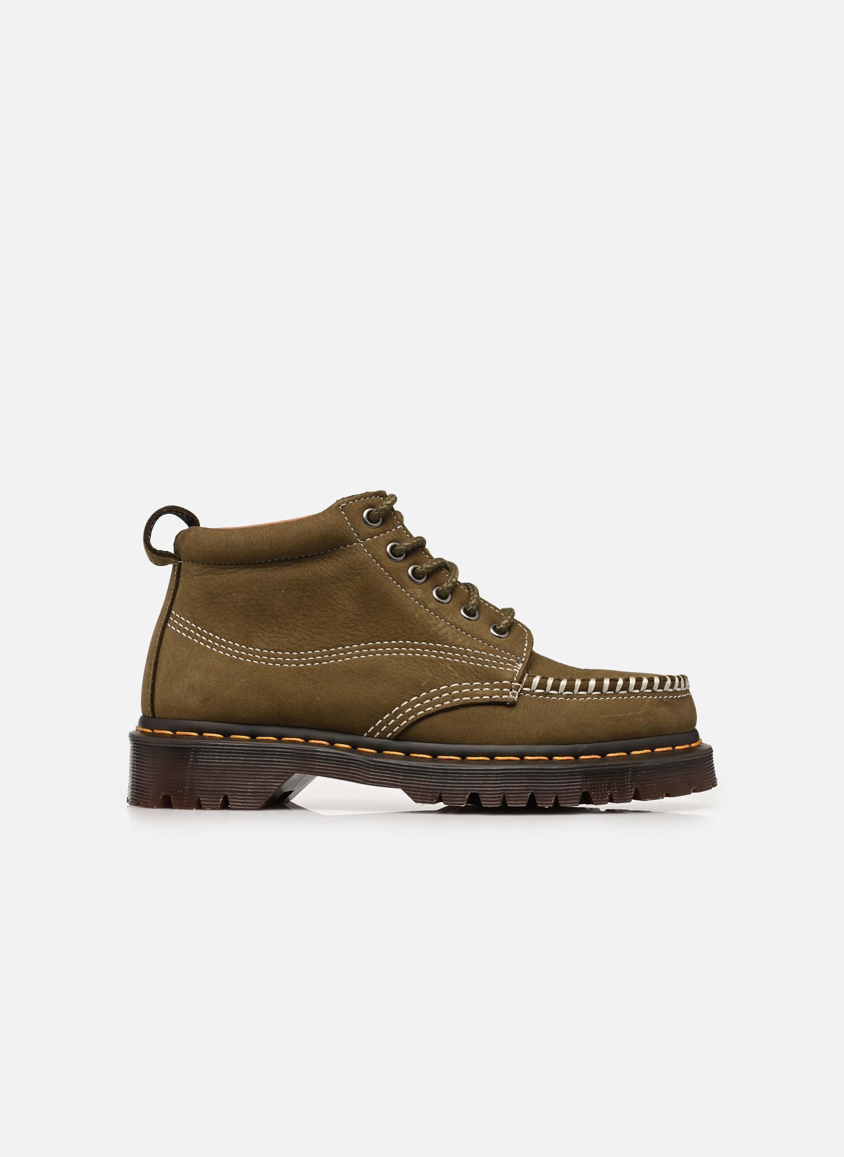 Geschnürte Stiefeletten Lowell Chukka W damen grün Dr. Martens Geschnürte Stiefeletten Lowell Chukka W damen grün DMS OLIVE MILLED NUBUCK WP