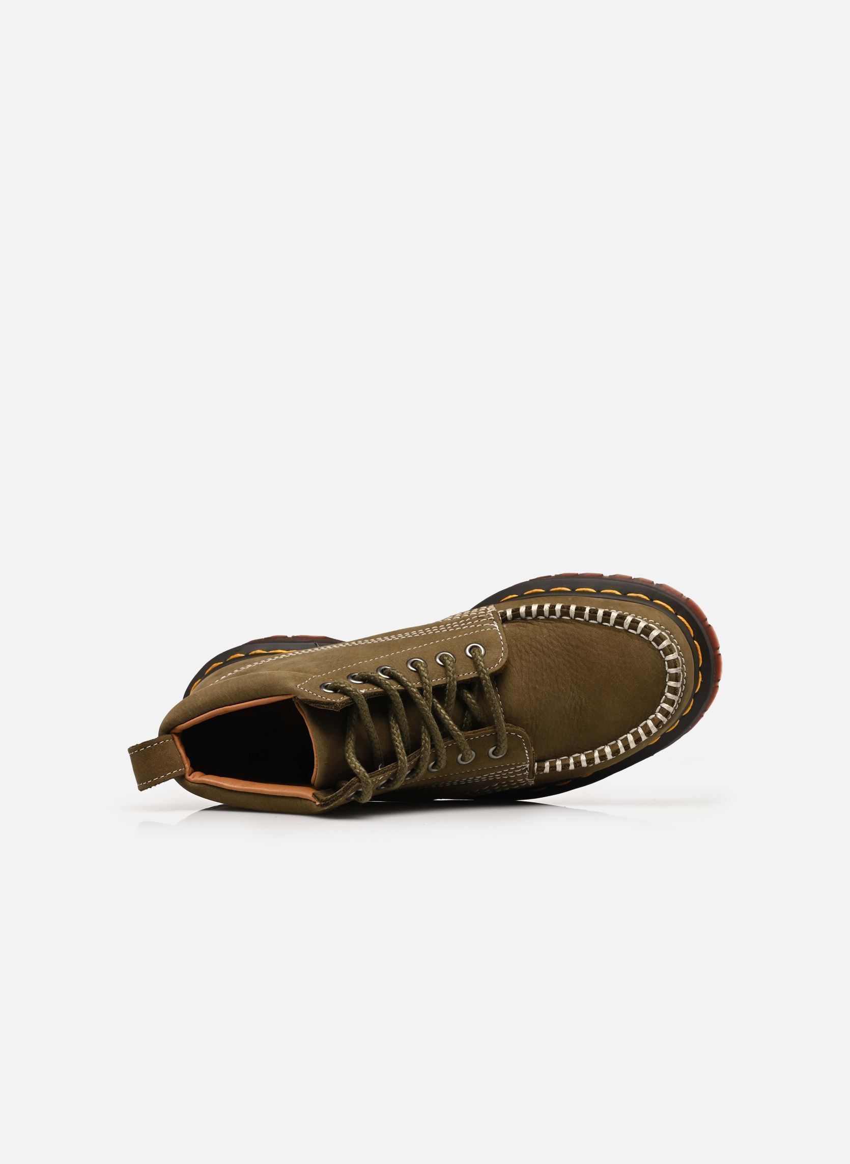 Geschnürte Stiefeletten Lowell Chukka W damen grün Dr. Martens Geschnürte Stiefeletten Lowell Chukka W damen grün DMS OLIVE MILLED NUBUCK WP