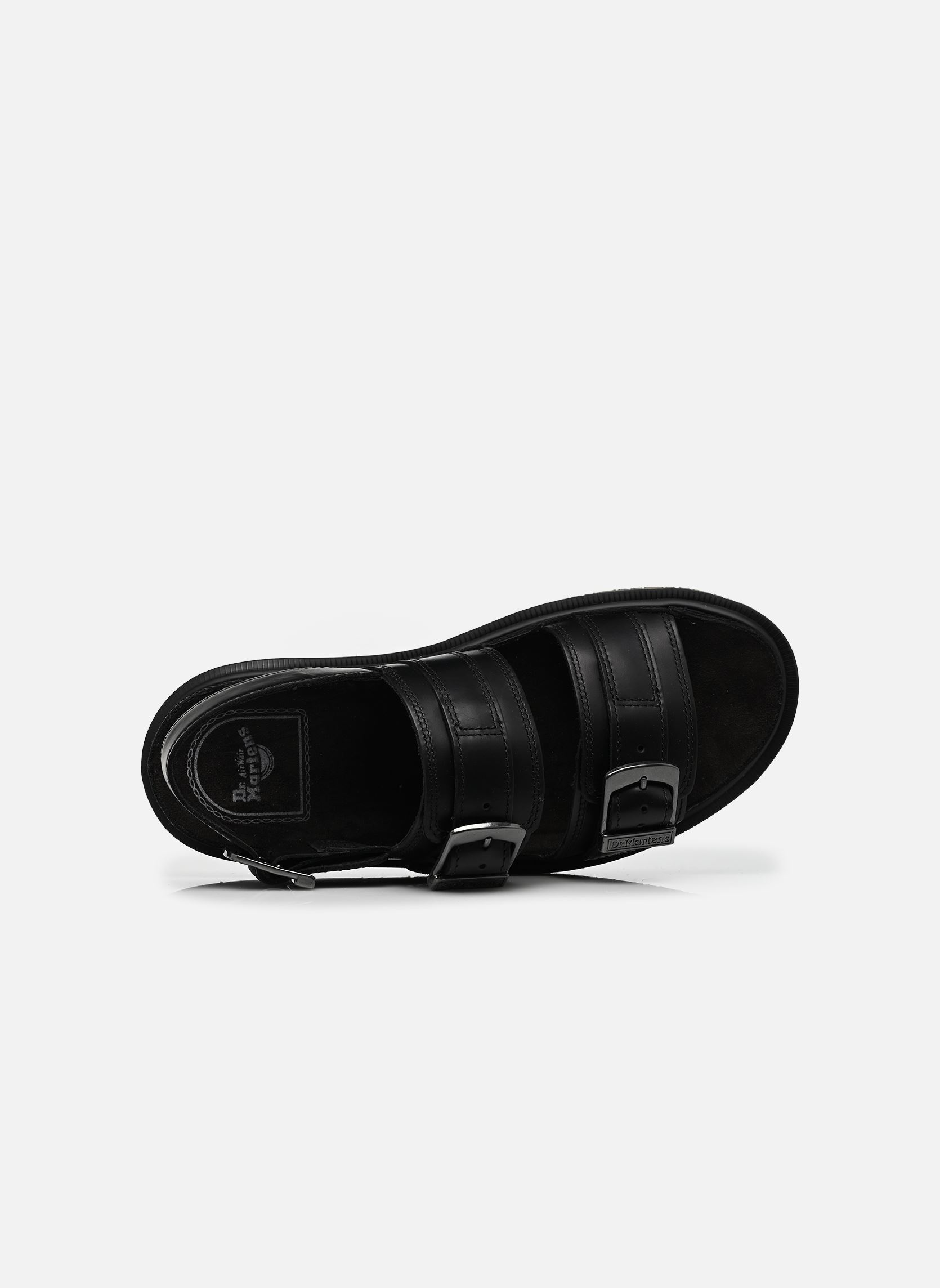 Sandalias y plataformas de cuña San Two Strap mujer negro Dr. Martens Sandalias y plataformas de cuña San Two Strap mujer negro BLACK ORLEANS