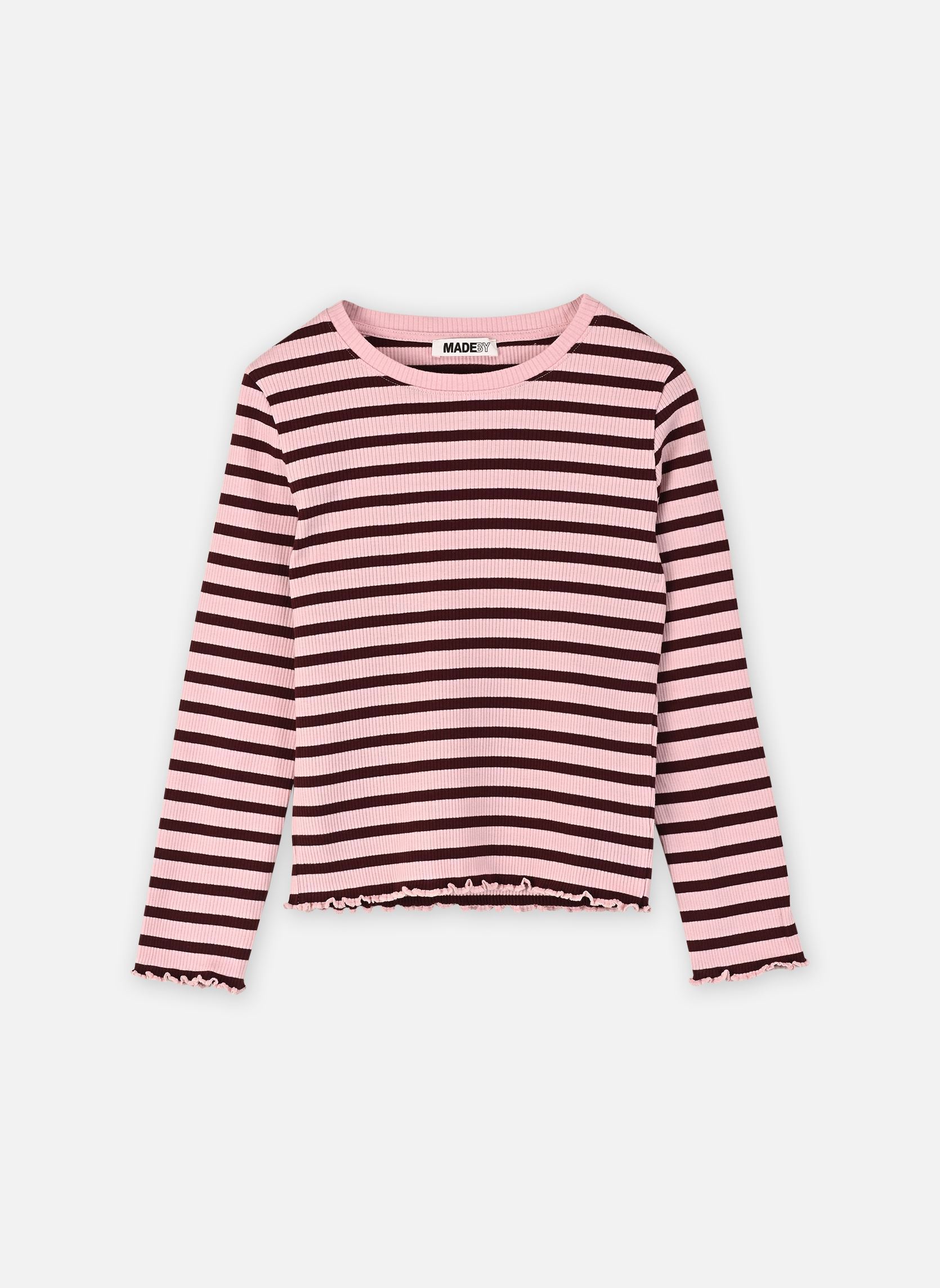 Tee-shirts TRAYURE fille beige MADE BY Tee-shirts TRAYURE fille beige RAYSTRIPE_BORDEAUX