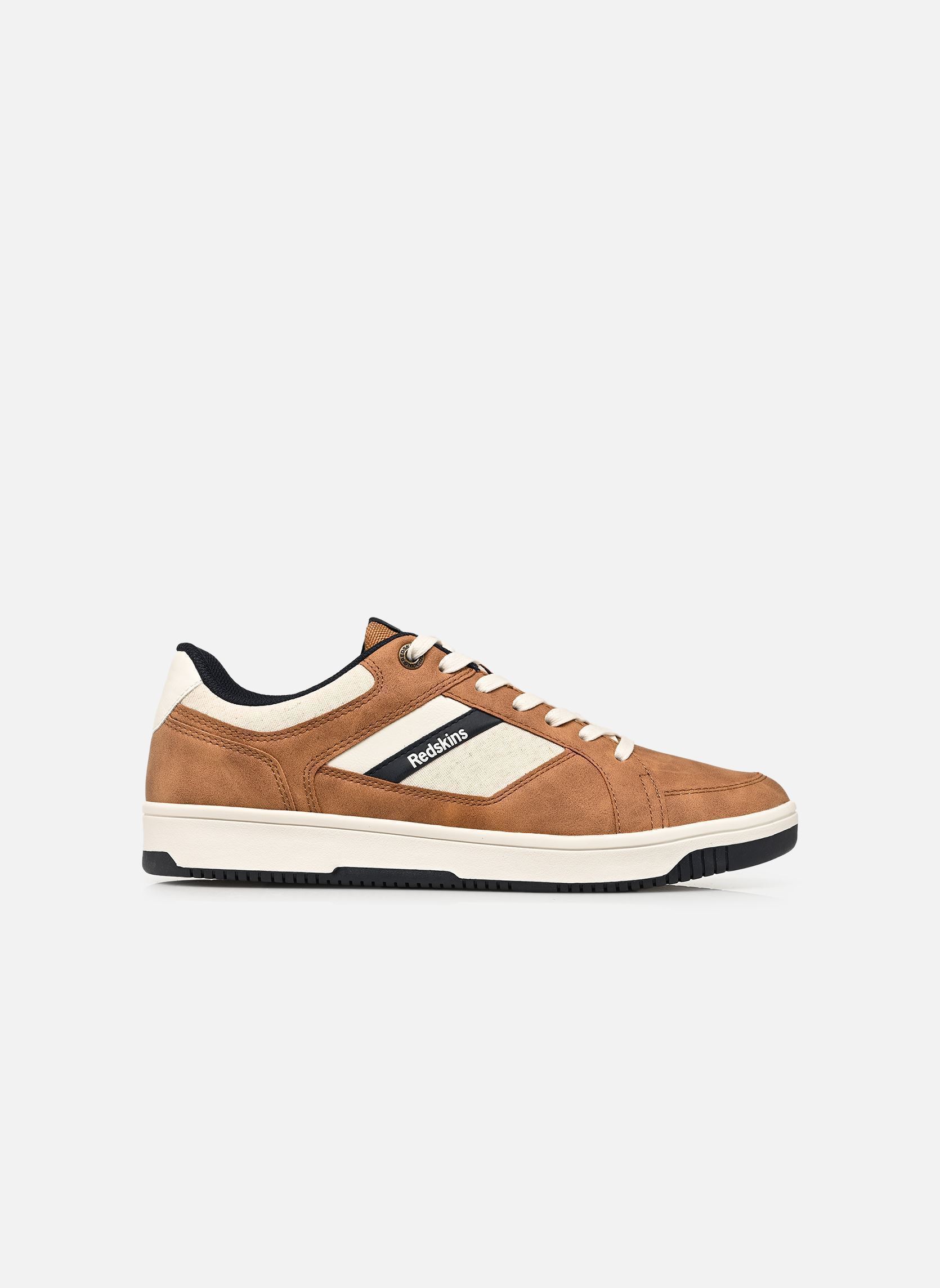 Baskets basses GHANDI 2 homme marron Redskins Baskets basses GHANDI 2 homme marron COGNAC/BEIGE