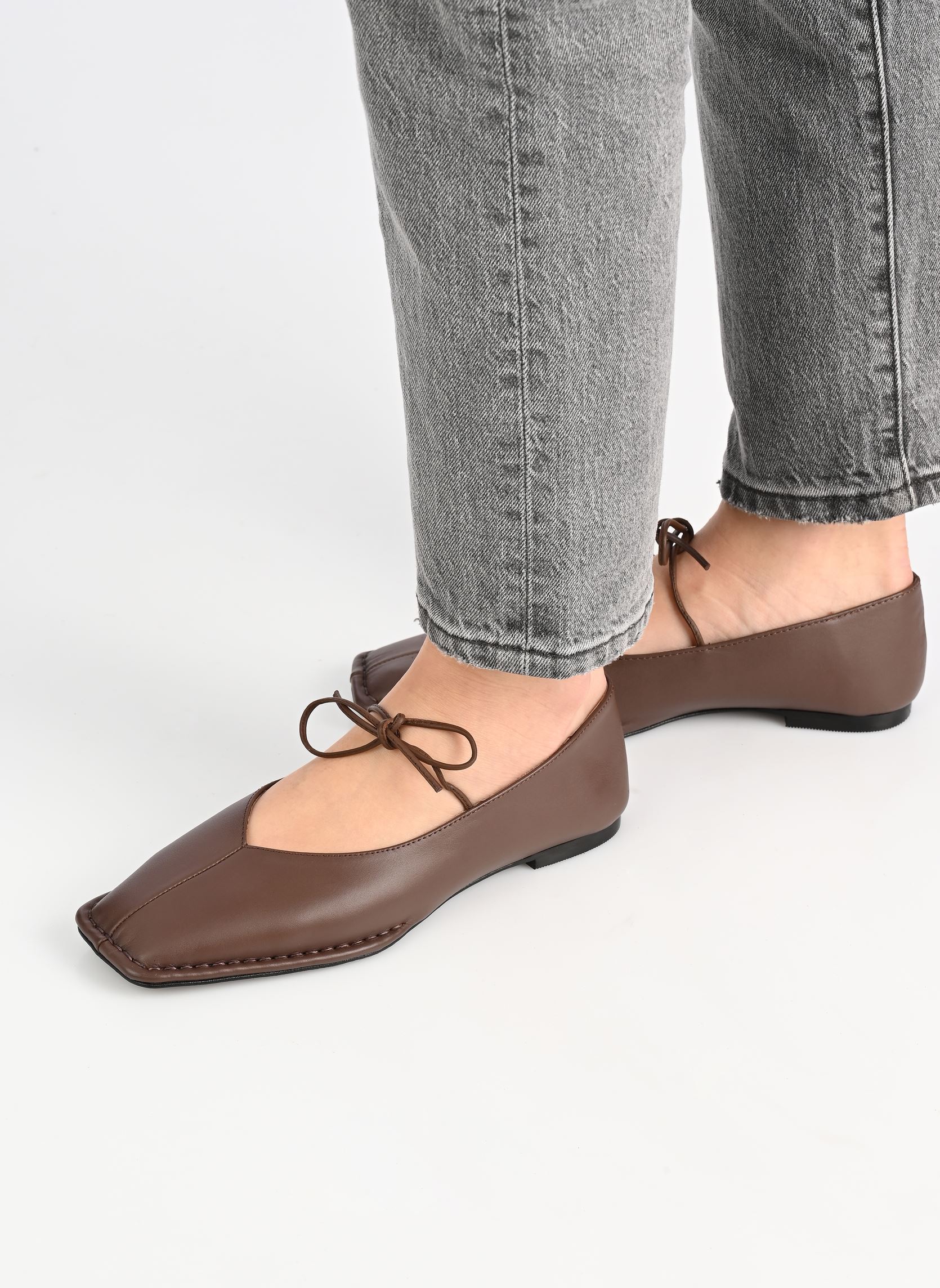 Klassieke ballerina's Sway dames bruin Alohas Klassieke ballerina's Sway dames bruin CHESTNUT BROWN LEATHER