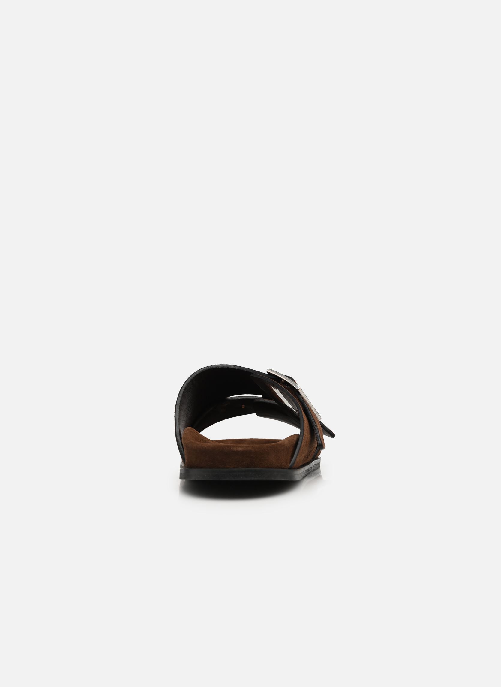 Platte sandalen Alba dames bruin Alohas Platte sandalen Alba dames bruin SUEDE BROWN LEATHER