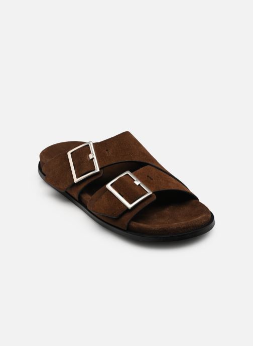 Alohas Platte sandalen Alba dames bruin