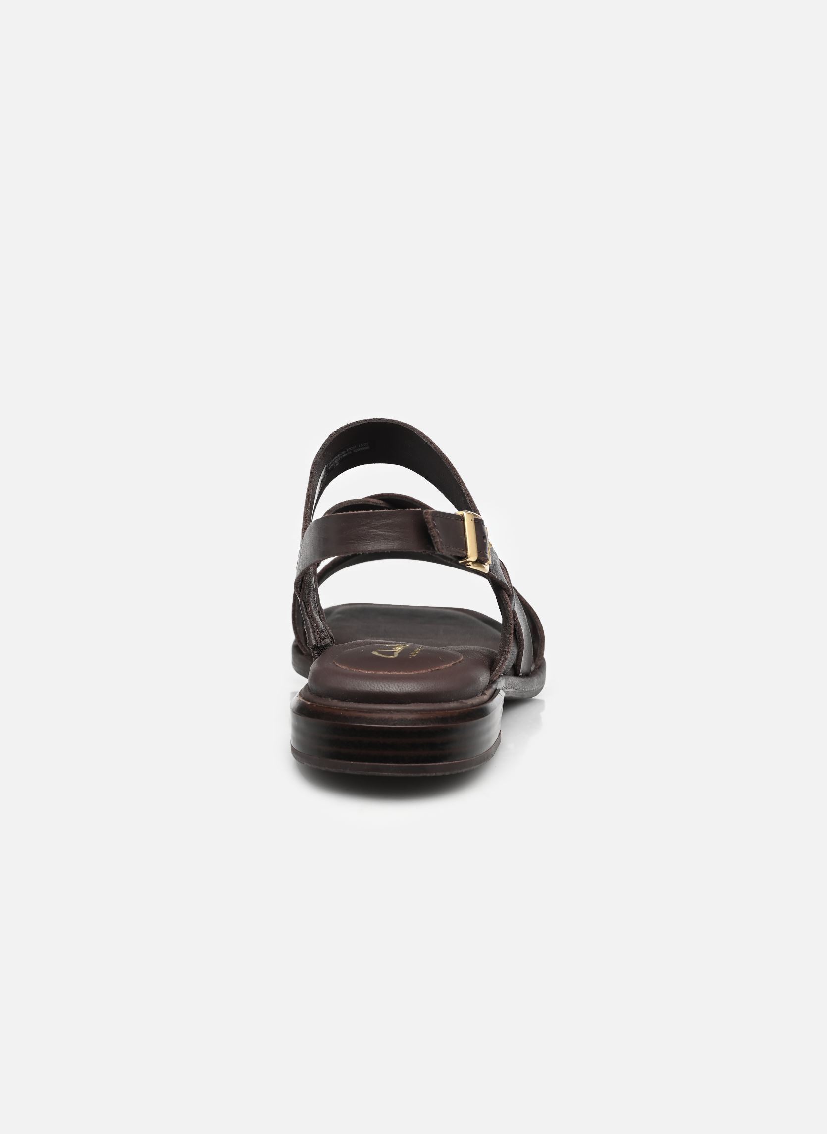 Flache Sandalen Ariany Strap damen braun Clarks Flache Sandalen Ariany Strap damen braun DARK BROWN LEA