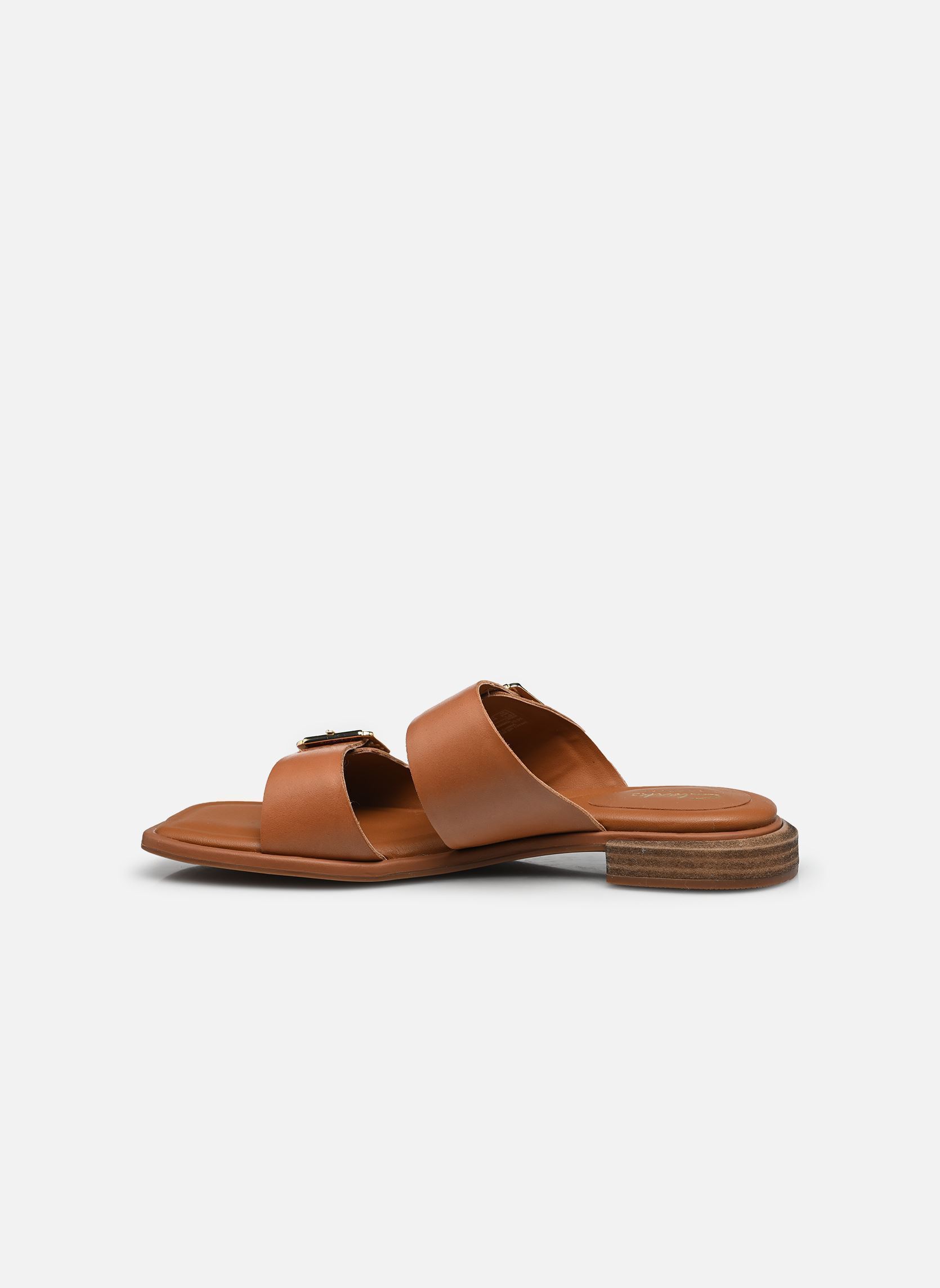 Platte sandalen Ariany Bay A dames bruin Clarks Platte sandalen Ariany Bay A dames bruin TAN LEATHER