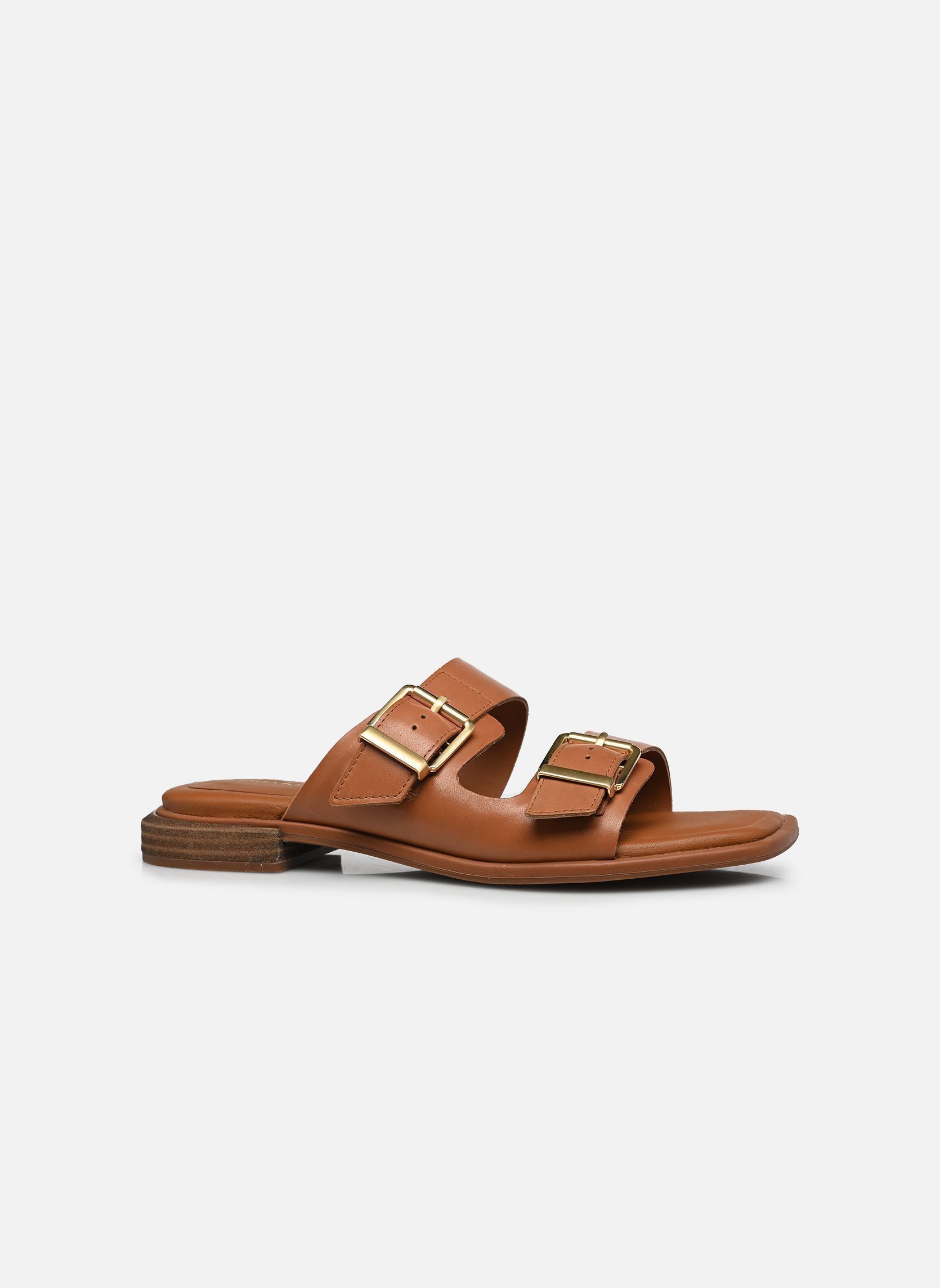 Platte sandalen Ariany Bay A dames bruin Clarks Platte sandalen Ariany Bay A dames bruin TAN LEATHER