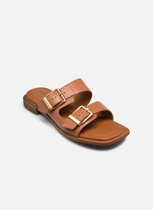 Clarks Sandales plates Ariany Bay A femme marron