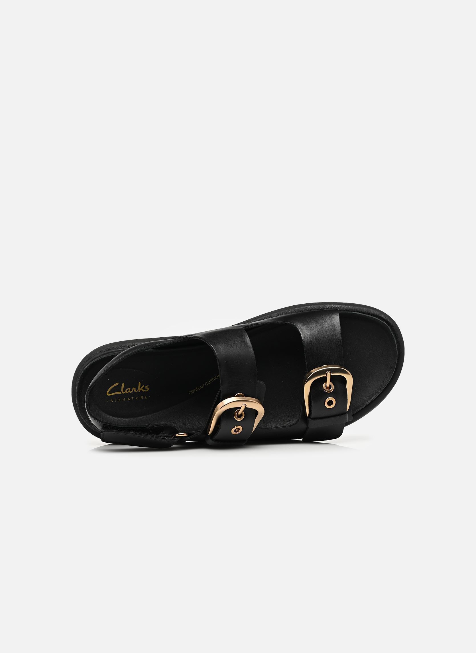 Keil- und Plateausandalen Aristella Bay damen schwarz Clarks Keil- und Plateausandalen Aristella Bay damen schwarz BLACK LEATHER