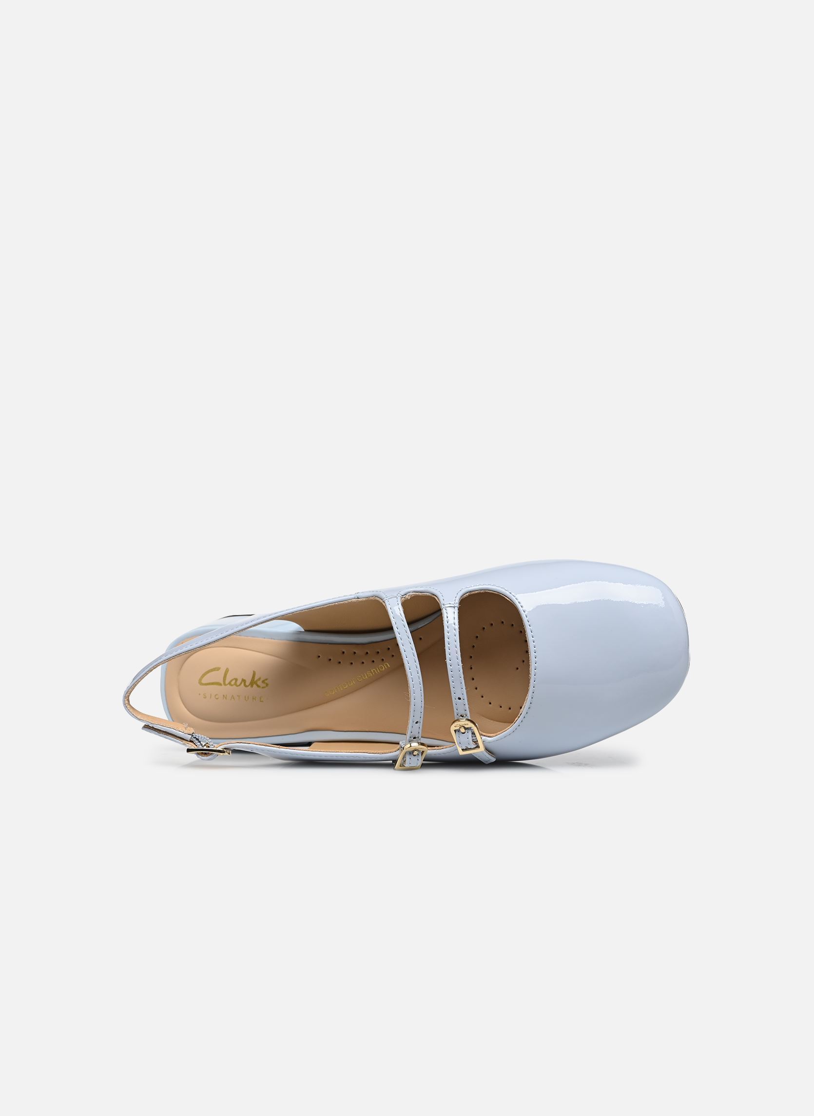 Babies Daiss30 Dazz femme bleu Clarks Babies Daiss30 Dazz femme bleu LGT BLUE PAT LEA